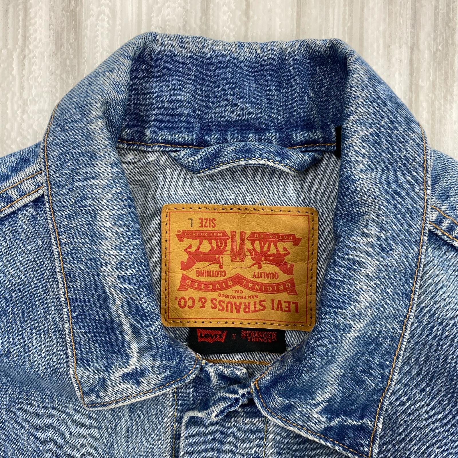 デニムジャケット Levi's x Stranger Things-L L ブルー