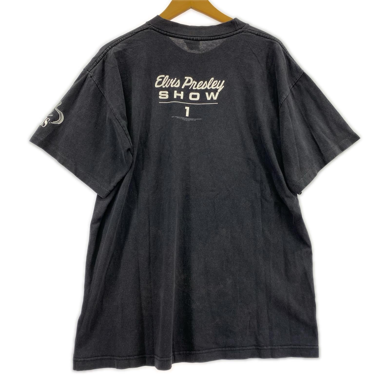 半袖Ｔシャツ CRONIES 90s Elvis Presley usa-L L ブラック