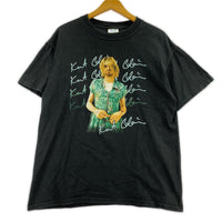 半袖Ｔシャツ M&O knitsタグ NIRVANA / KURT COBAIN 女装-M M ブラック