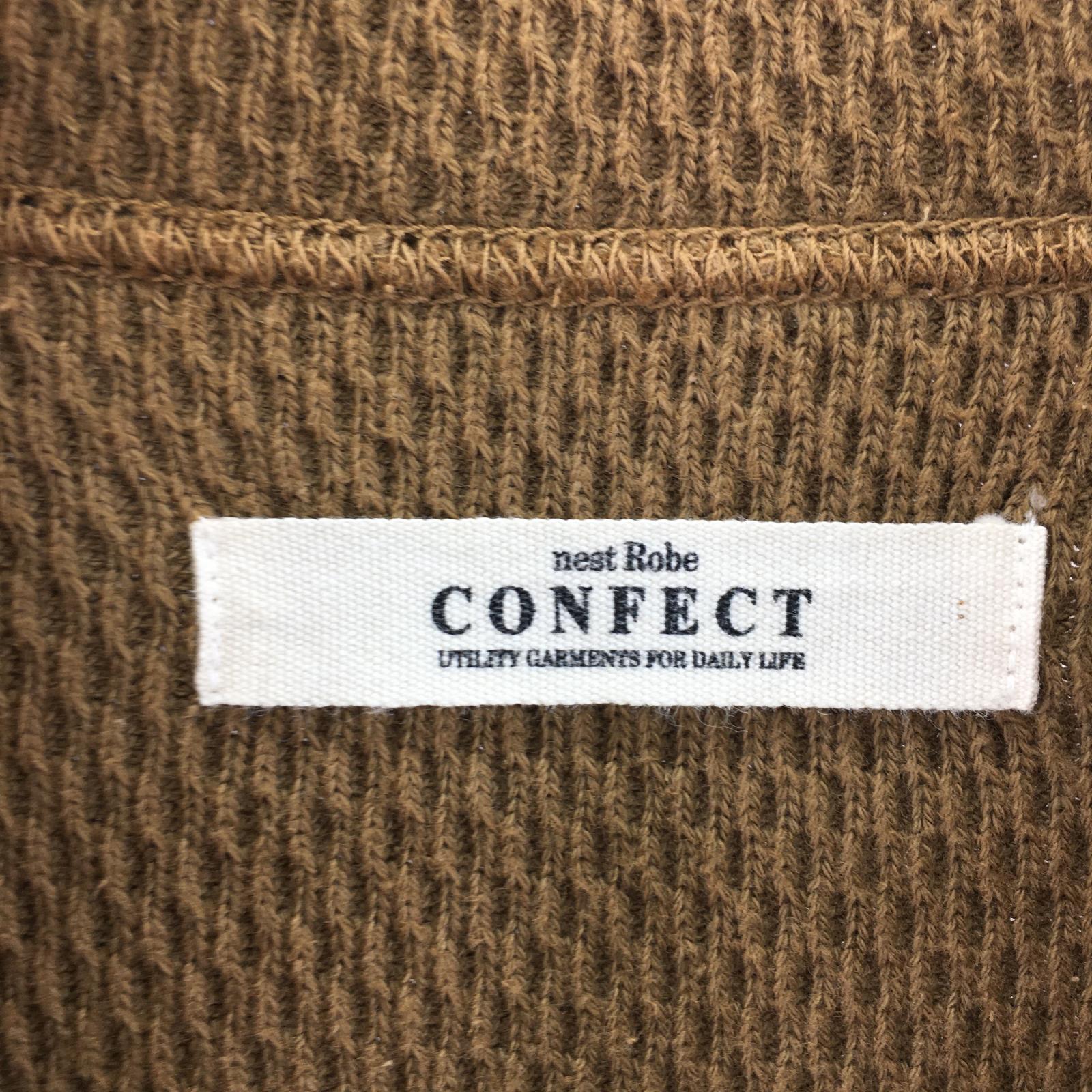 長袖Ｔシャツ CONFECT サーマル キャメル リブ (3) 3 ブラウン