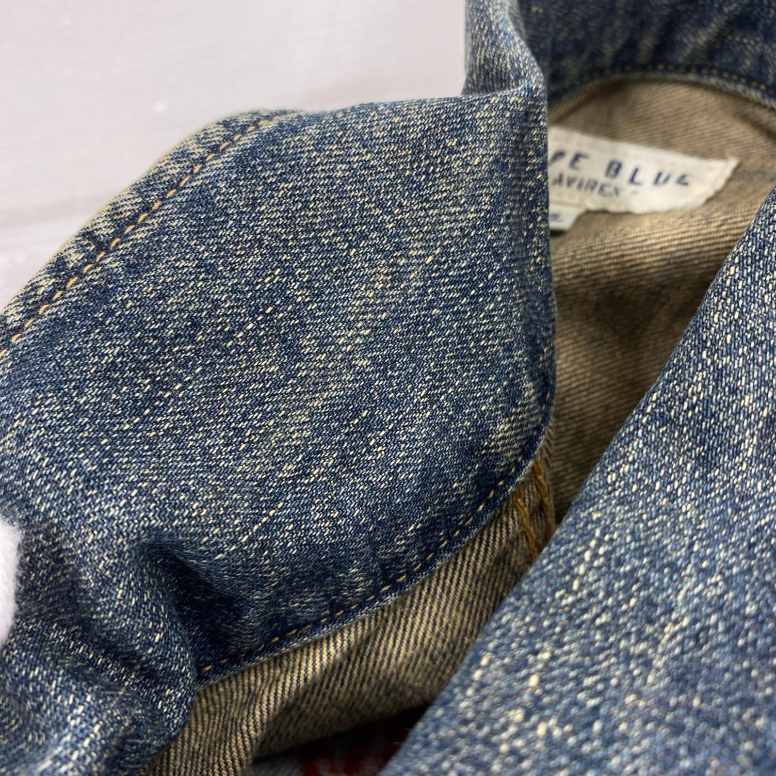デニムジャケット Paratroops刺？/XL/6142160 LL ブルー