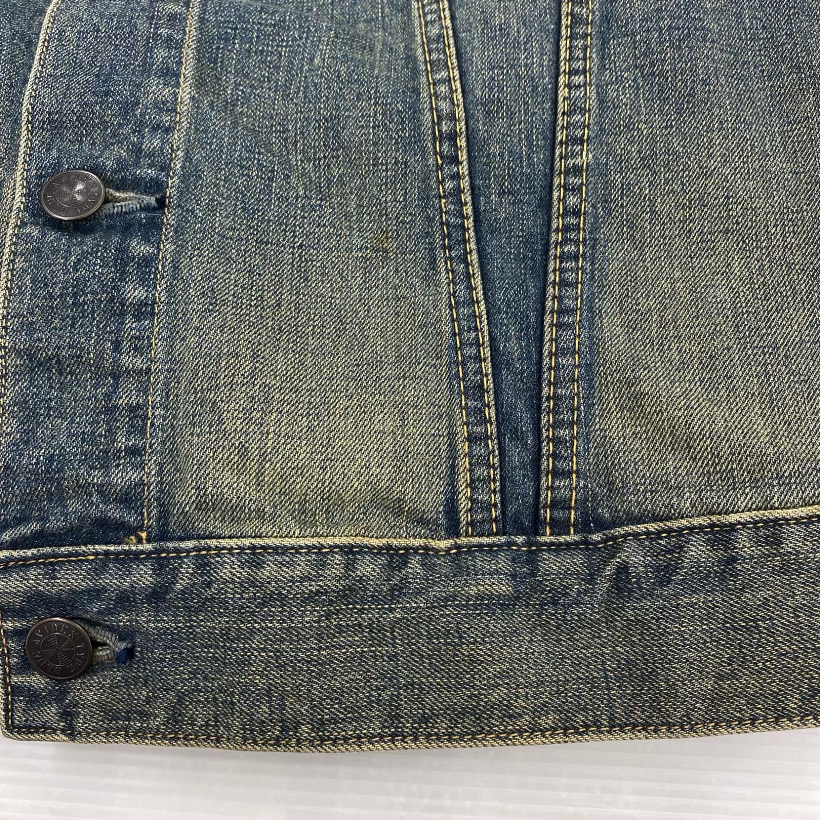デニムジャケット Paratroops刺？/XL/6142160 LL ブルー