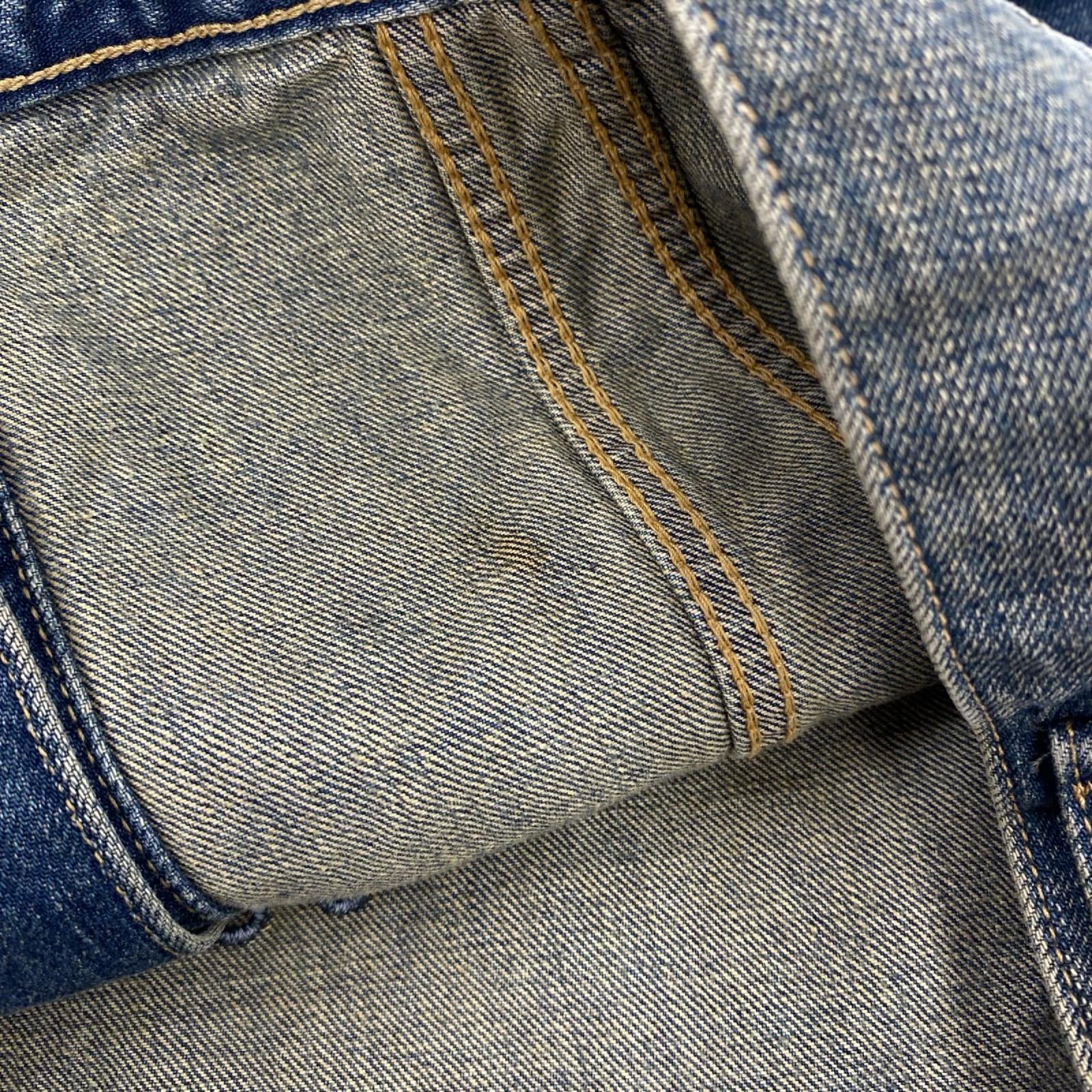 デニムジャケット Paratroops刺？/XL/6142160 LL ブルー