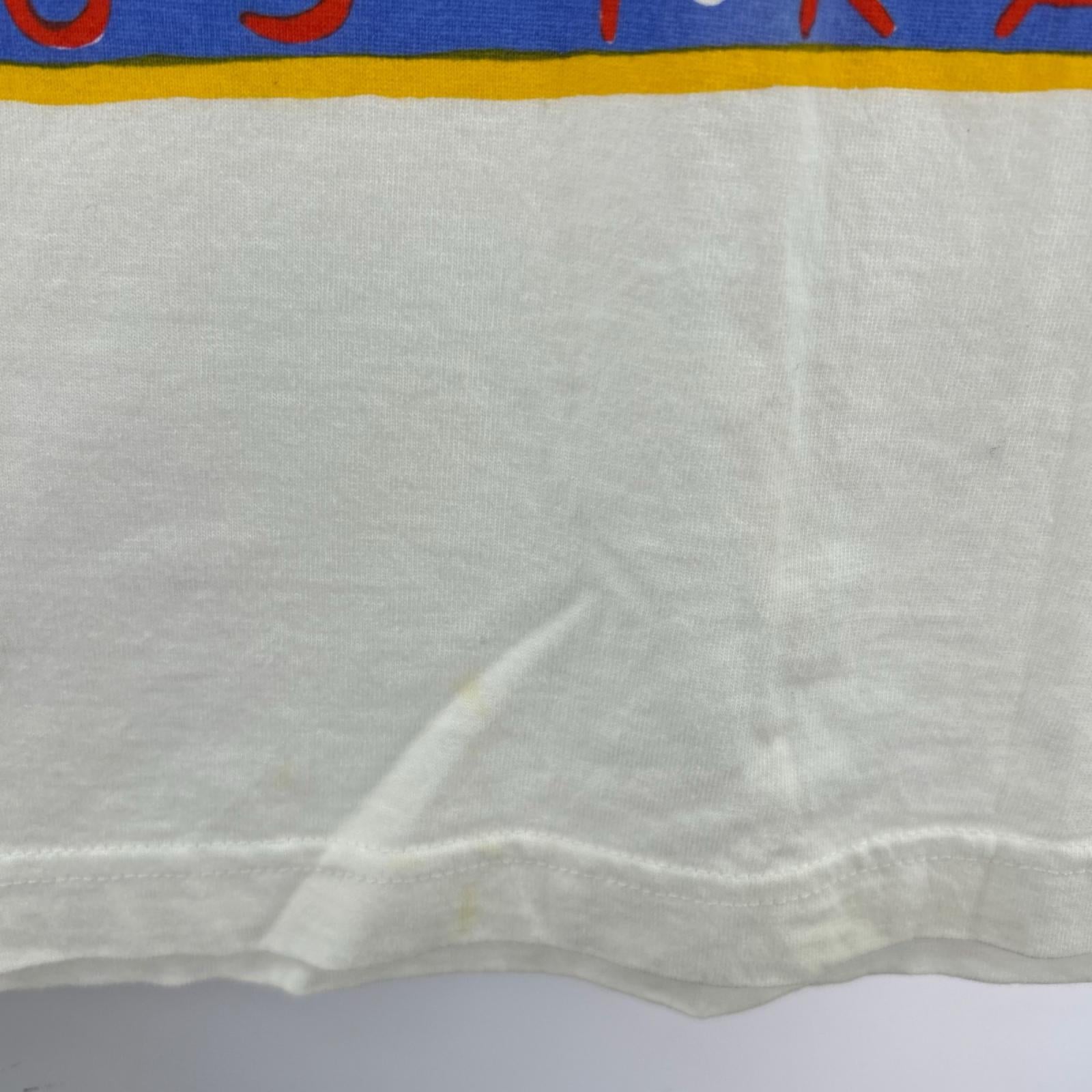 半袖Ｔシャツ 90s Ken Done　ｱｰﾄT　M M ホワイト