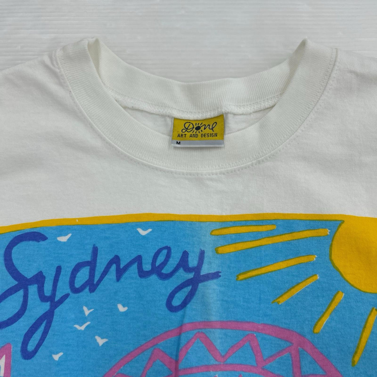 半袖Ｔシャツ 90s Ken Done　ｱｰﾄT　M M ホワイト