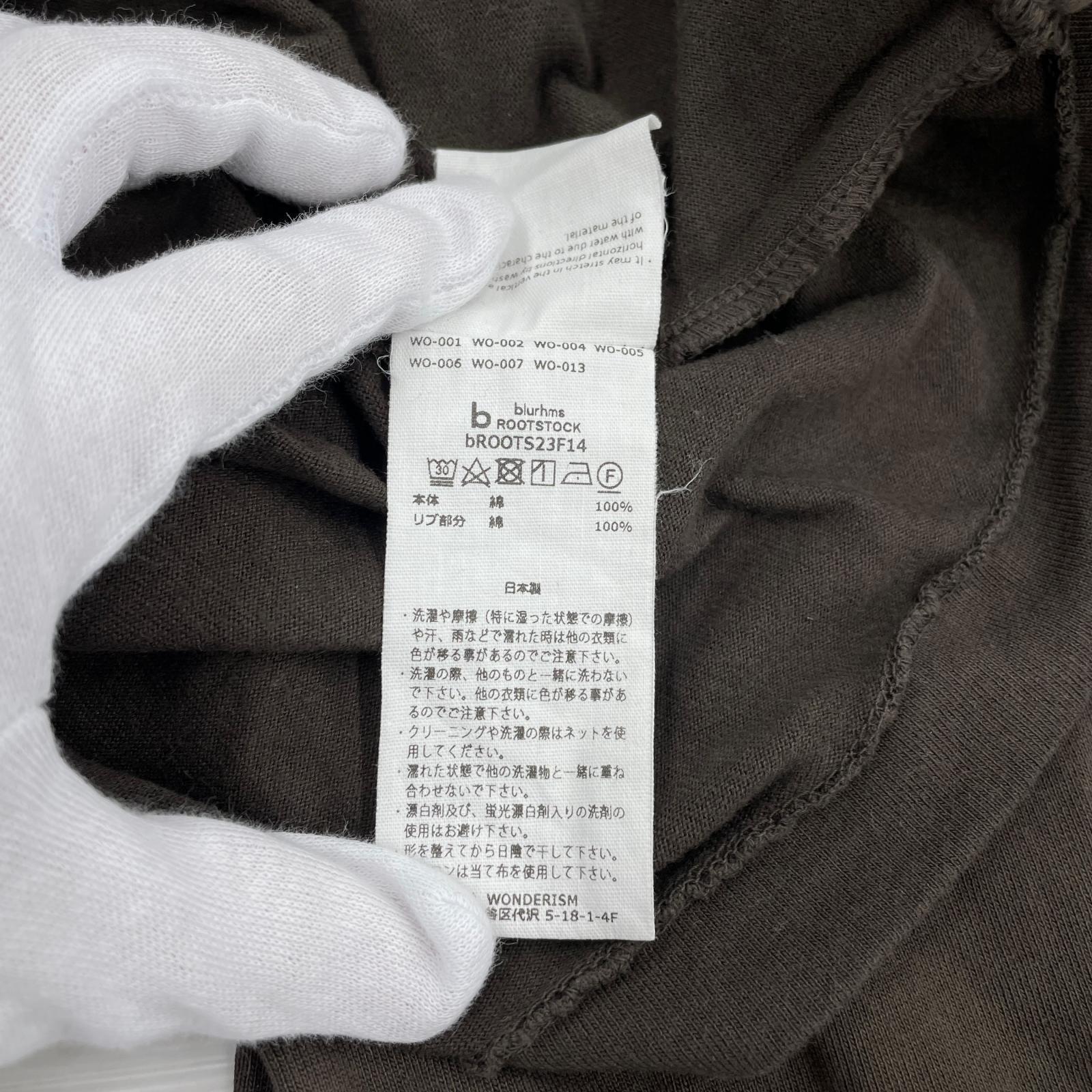 長袖Ｔシャツ ヘンリーネックL/STee 茶 2 ブラウン