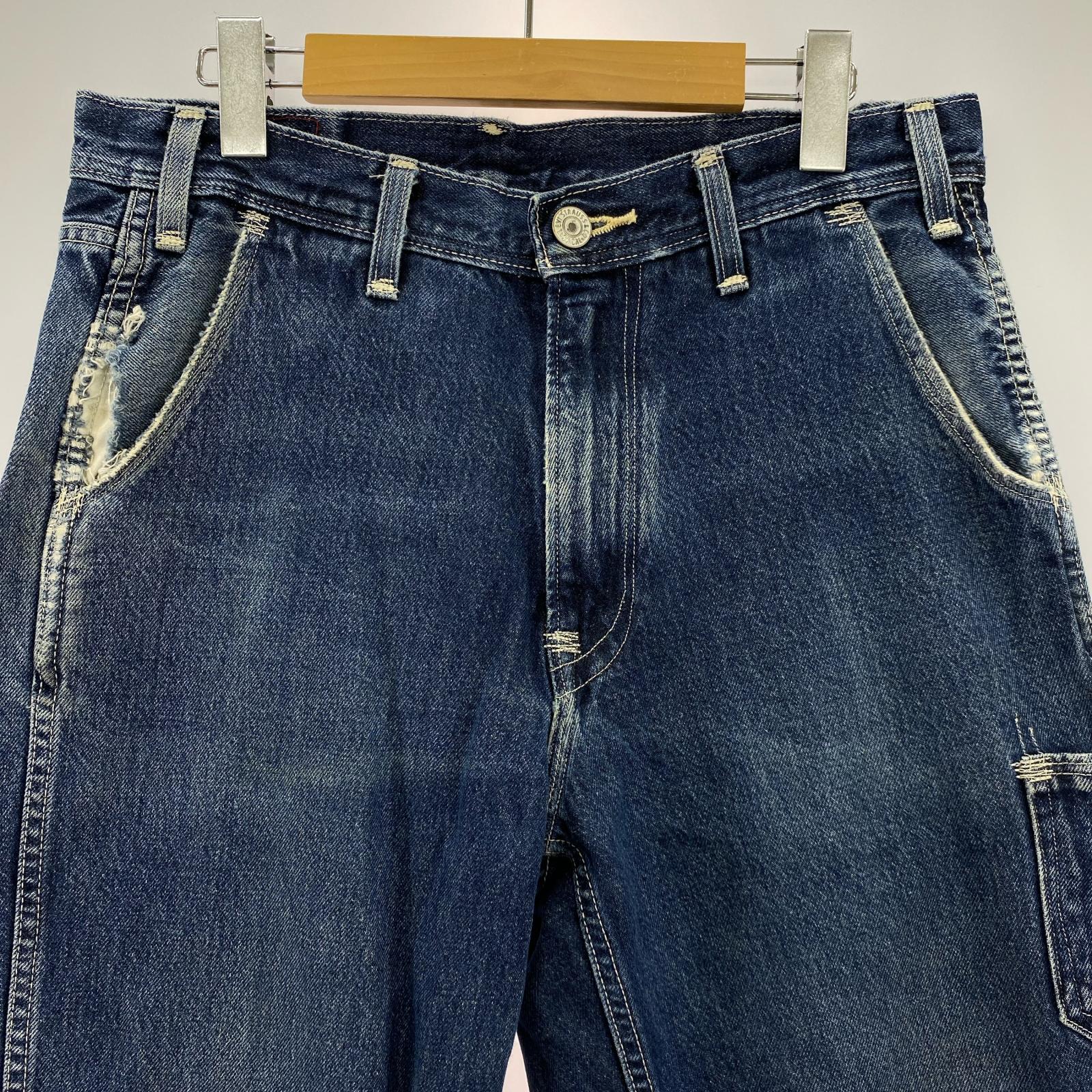 デニムパンツ STAY LOOSE UTILITY サックス ブルー