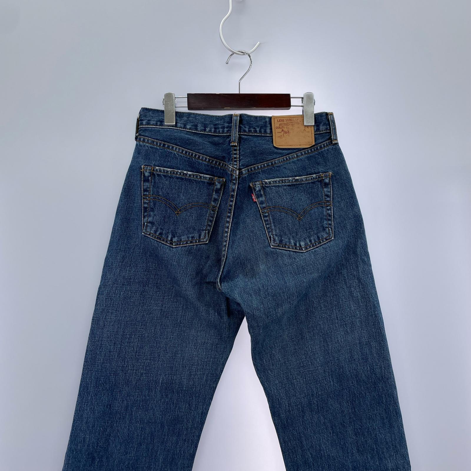 デニムパンツ 502XX W32 日本製復刻 32 ブルー