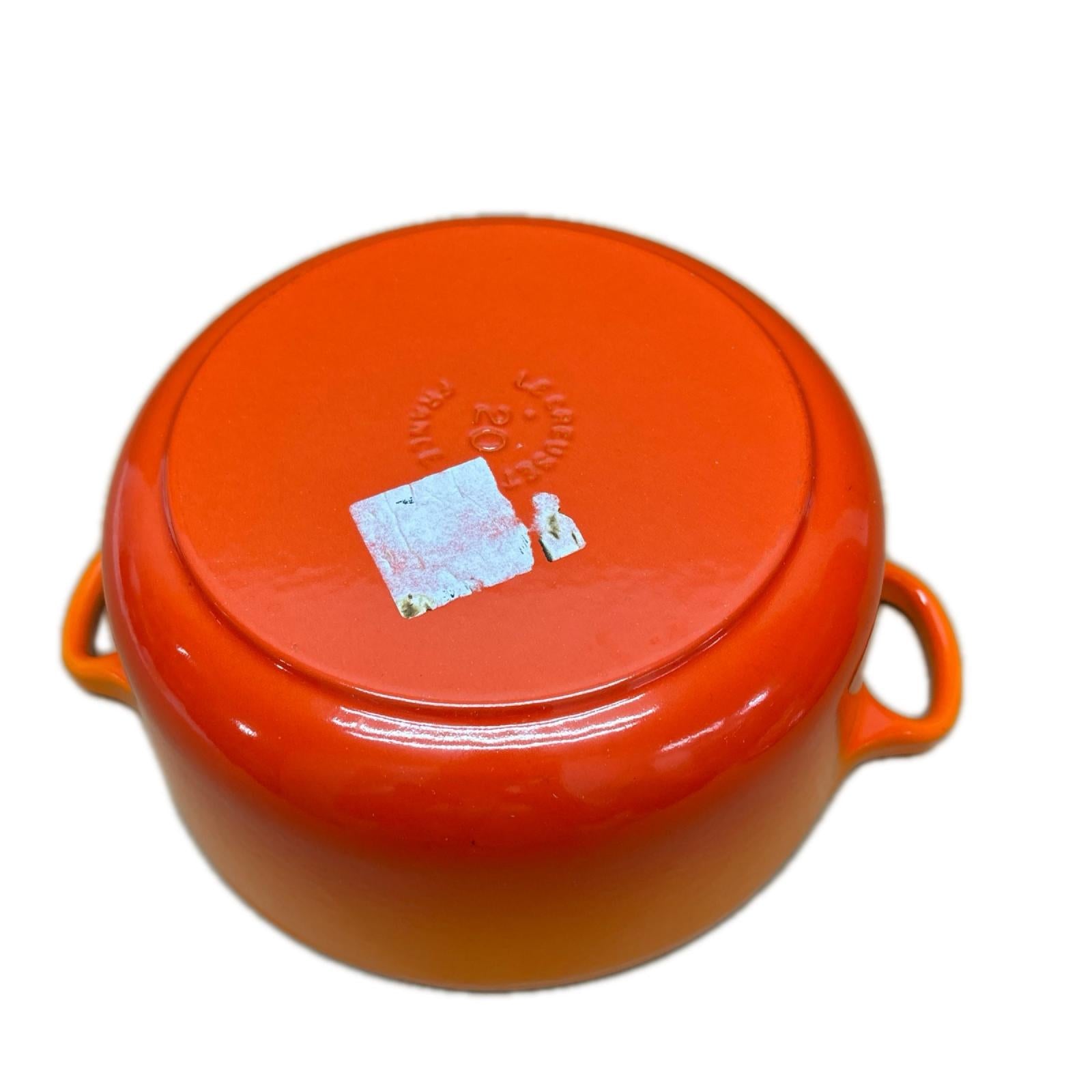 LE CREUSET ココット ロンド オレンジ Ｌ E Ｃ R EU S E T その他雑貨