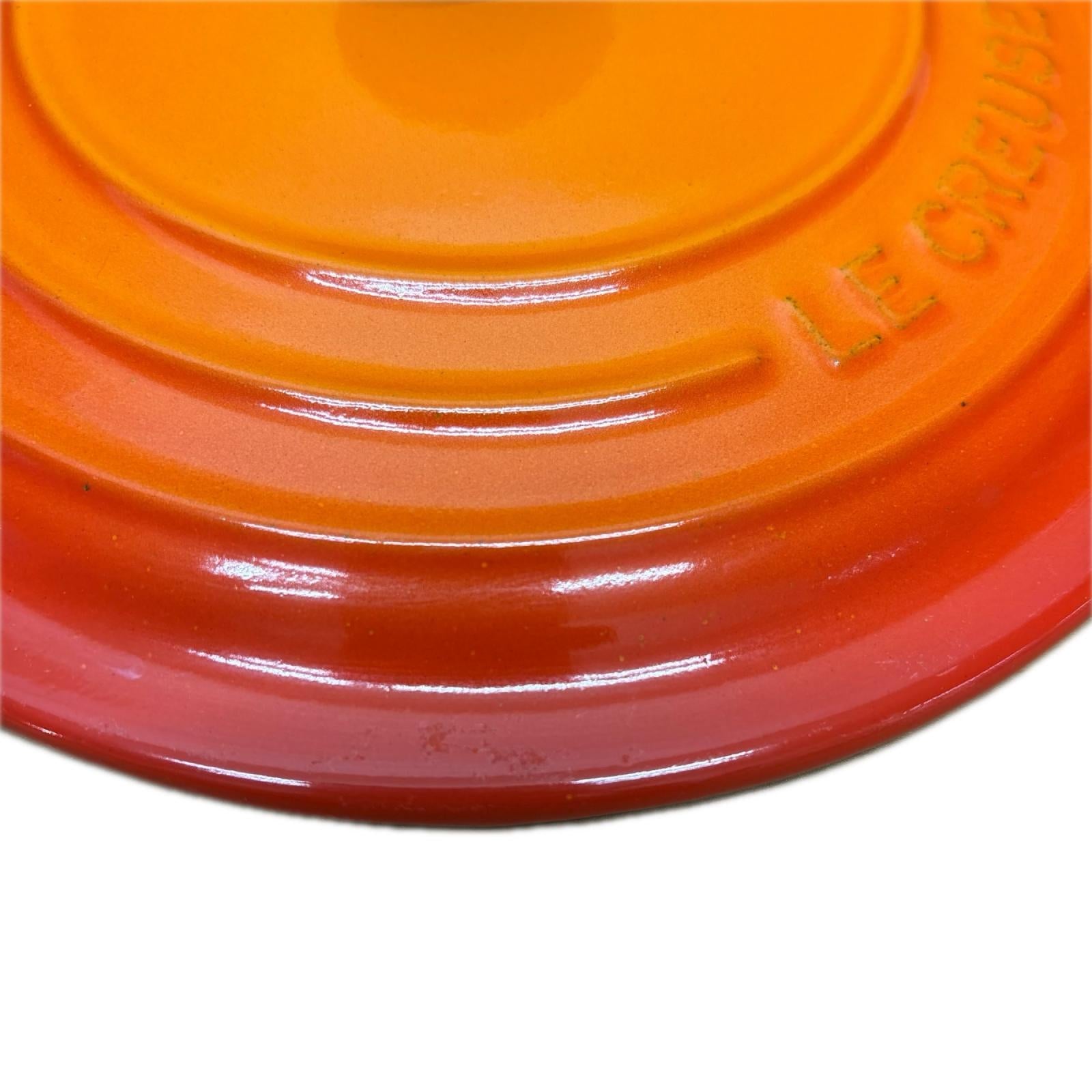 LE CREUSET ココット ロンド オレンジ Ｌ E Ｃ R EU S E T その他雑貨