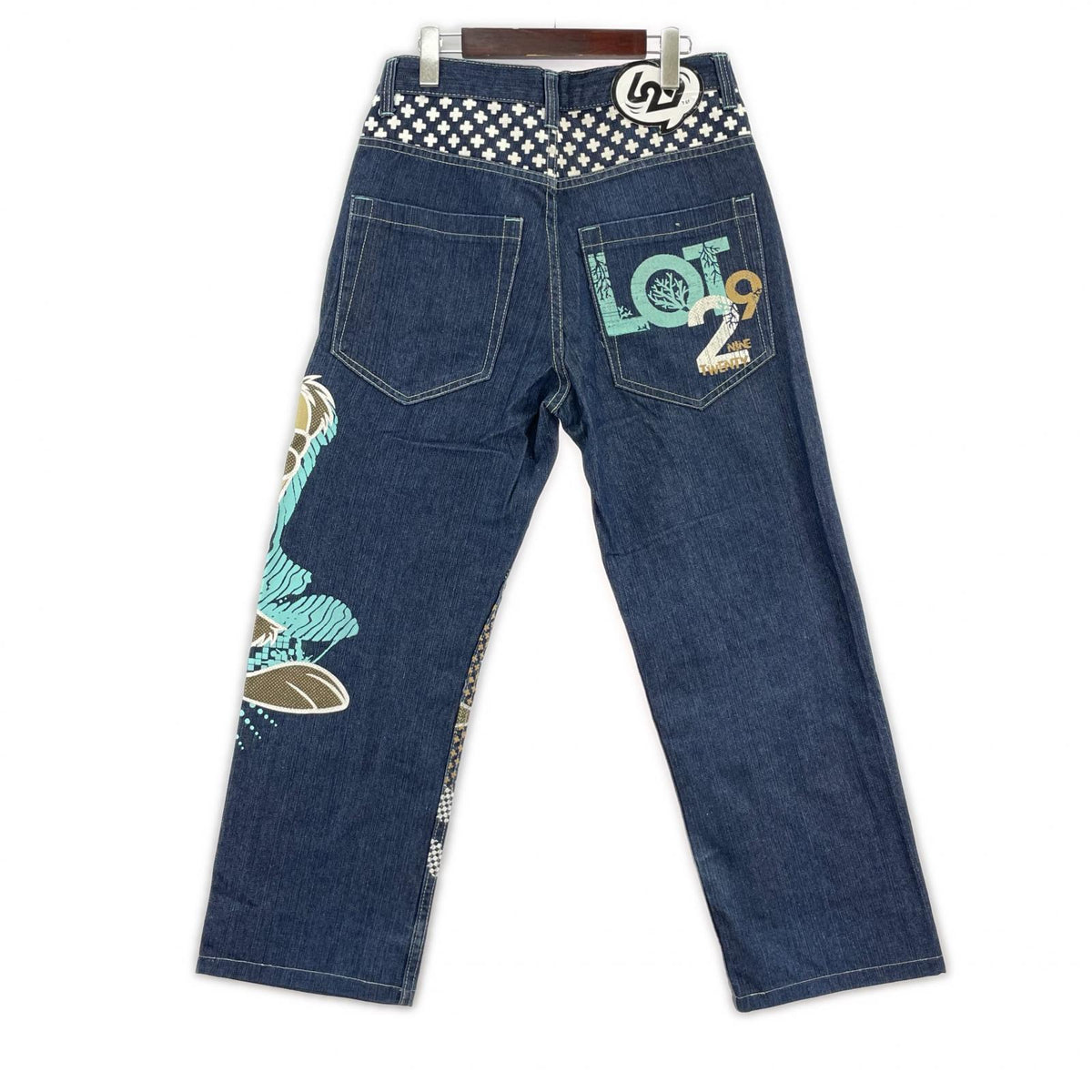 デニムパンツ LOT 29 JEANS タスマニアンデビル プリントデニム