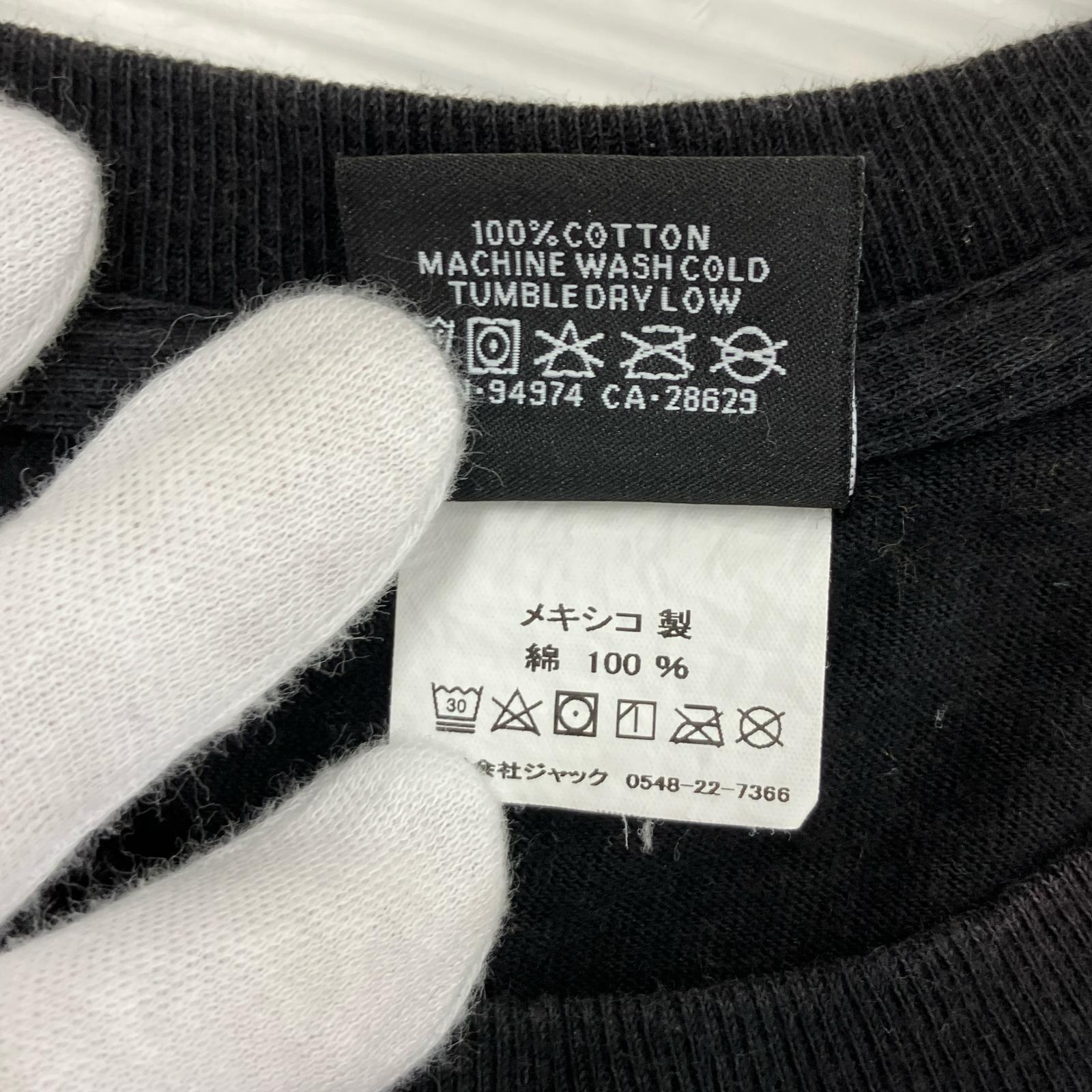 半袖Ｔシャツ キノコプリント S/Sカットソー ブラック (M) M ブラック