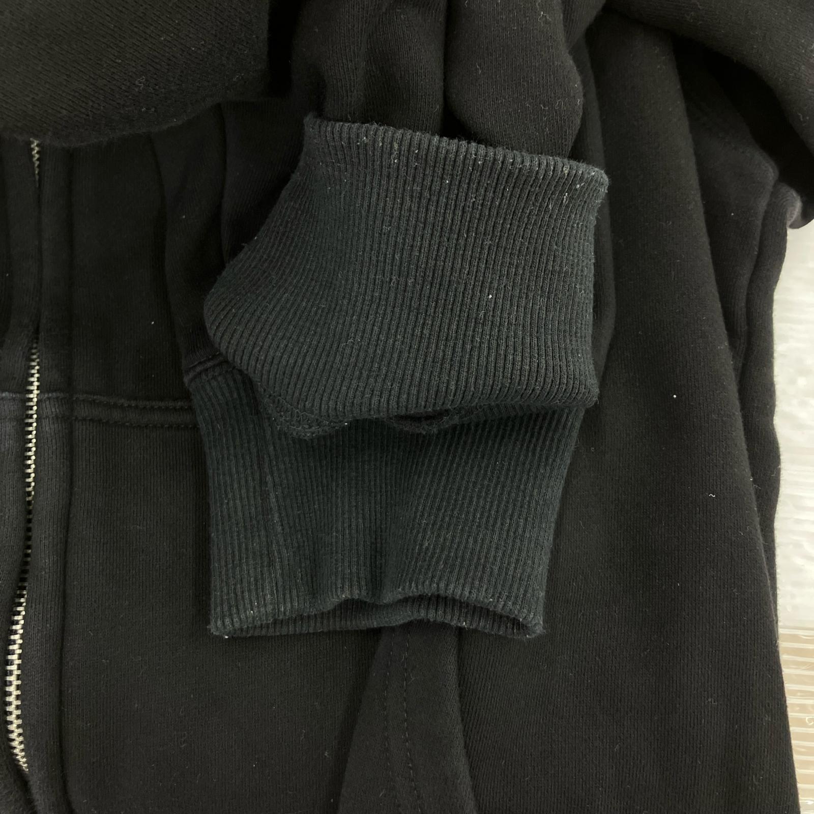 パーカー BASIC STUSSY ZIP HOODIE ブラック (L) L ブラック