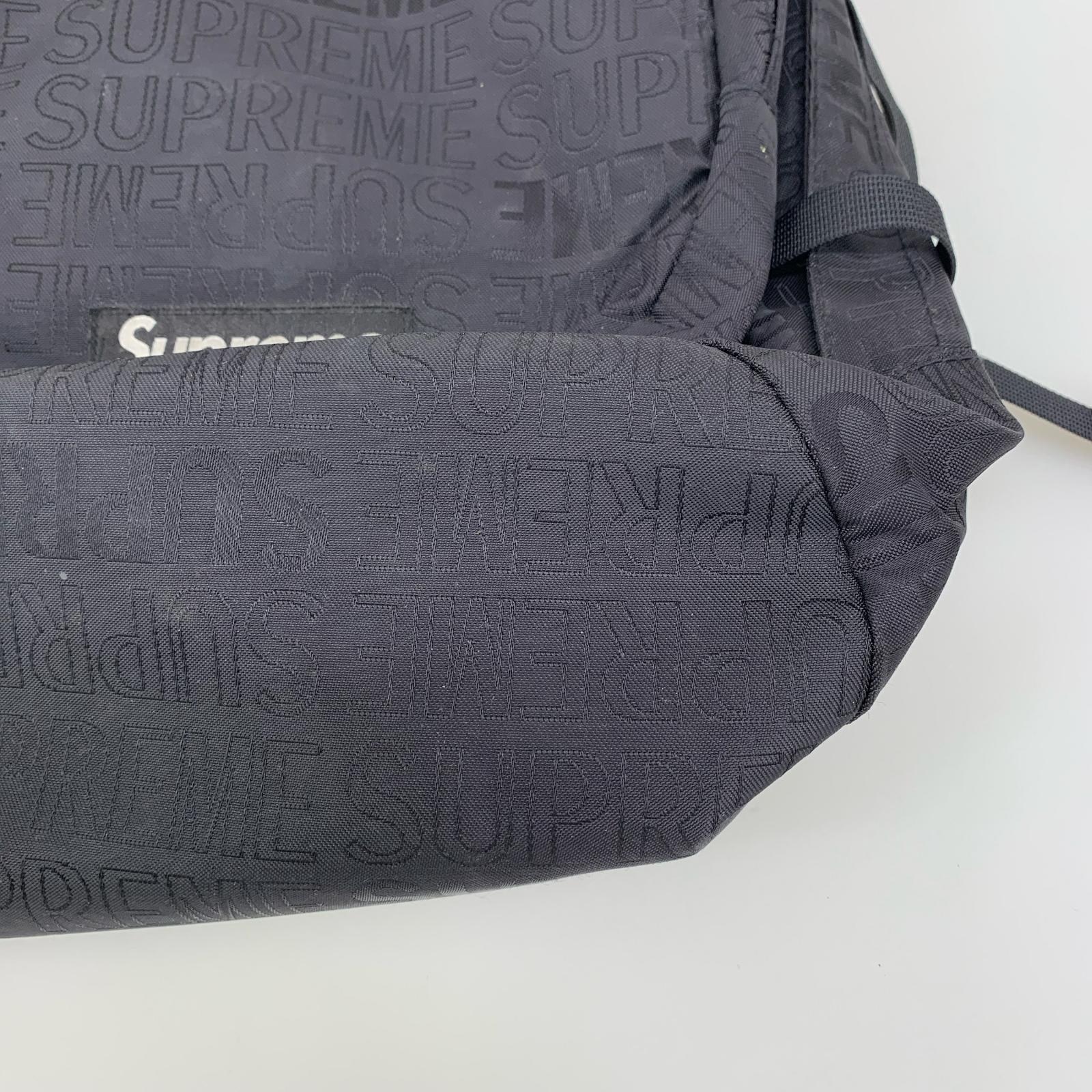 リュック・デイパック 19SS BACKPACK 黒 ジャガード ブラック