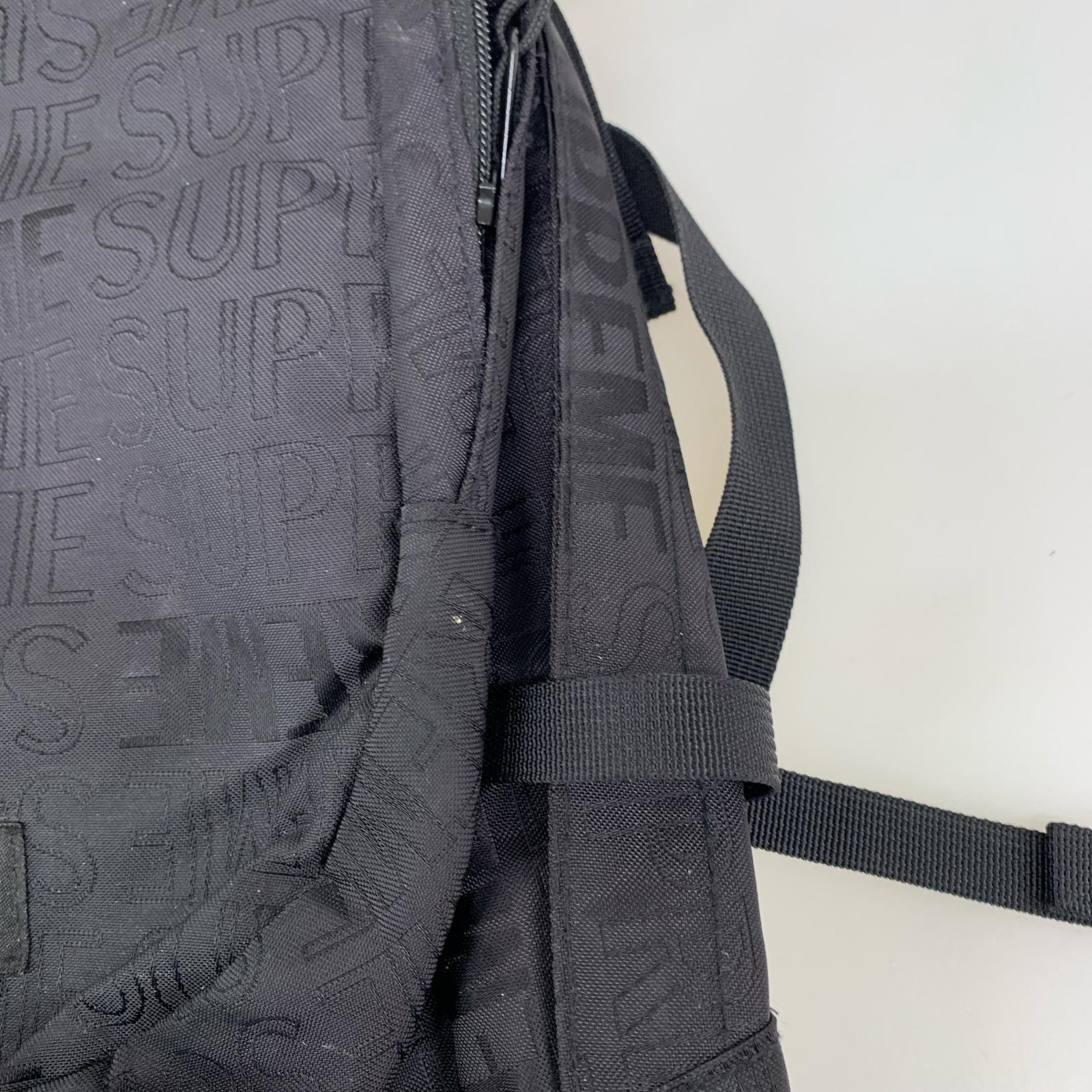 リュック・デイパック 19SS BACKPACK 黒 ジャガード ブラック