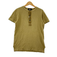 半袖Ｔシャツ ヘンリーネックS/Sカットソー カーキ (S) S カーキ