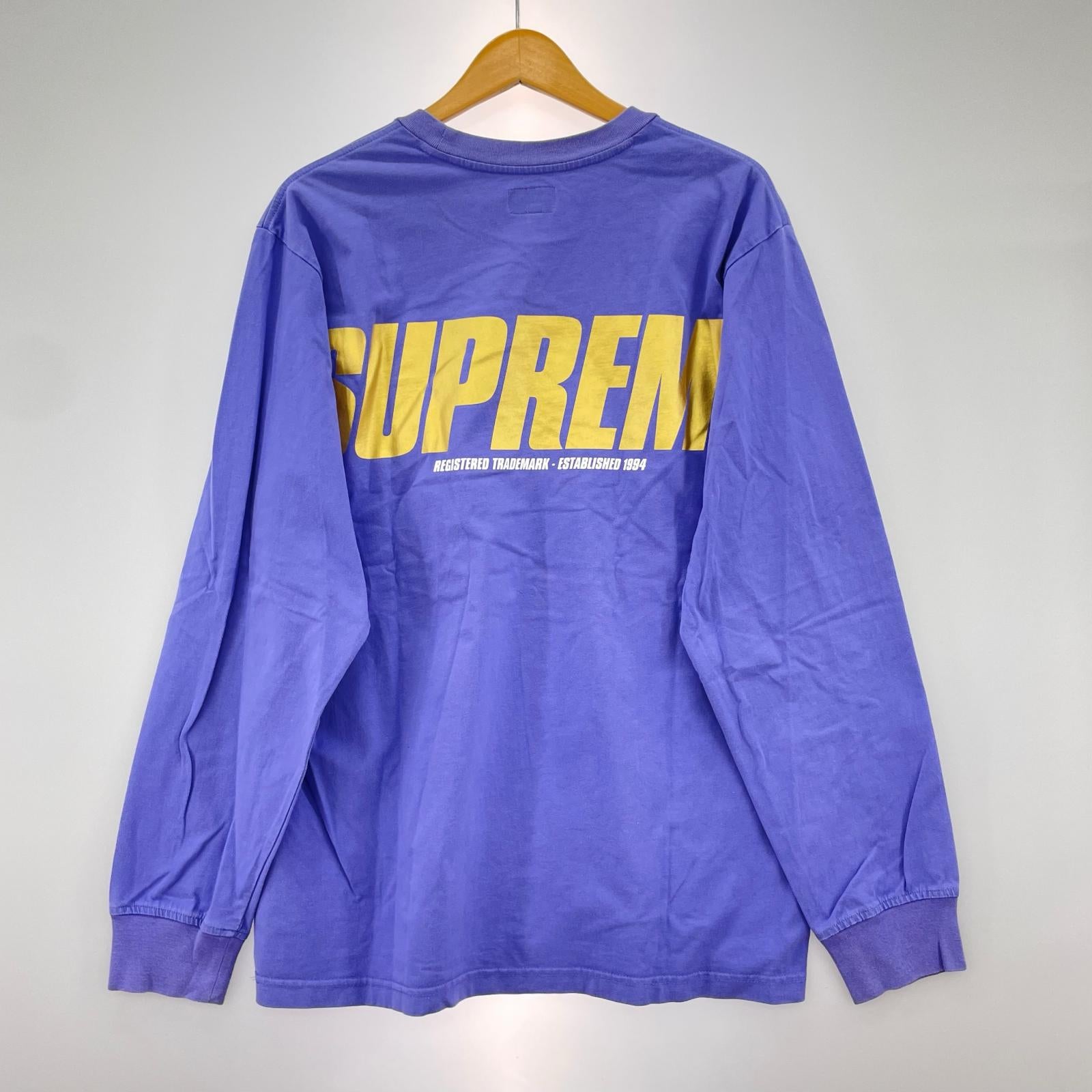 長袖Ｔシャツ Trademark Long Sleeve 2019 M パープル