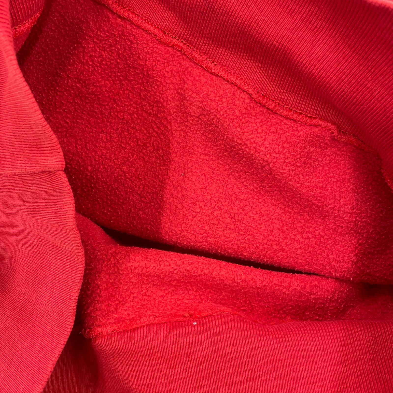 スウェット REVERSE WEAVE 刺繍タグ90s 赤 XL レッド