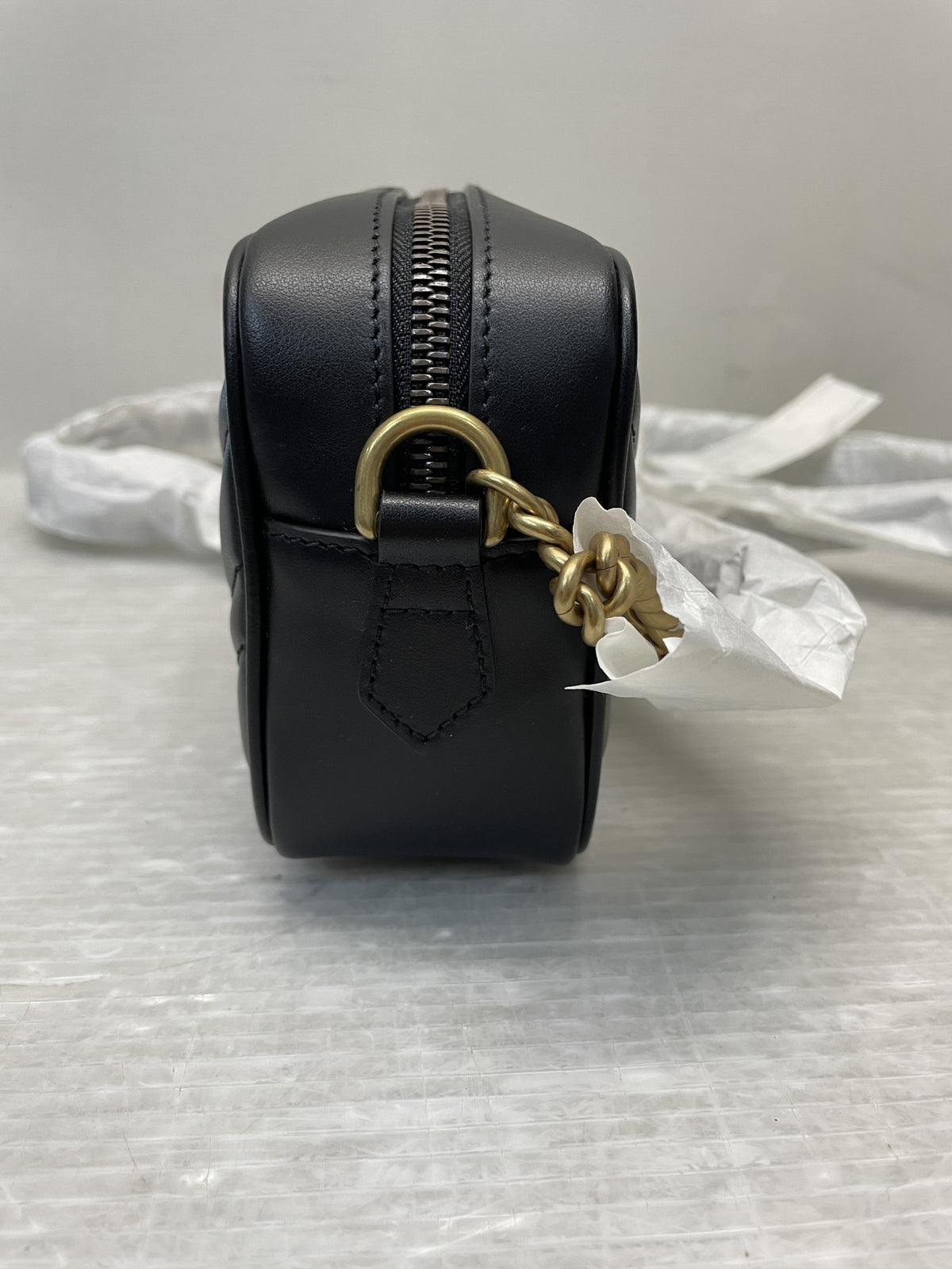 GUCCI GGマーモント ショルダーバッグ 448065 ブラック