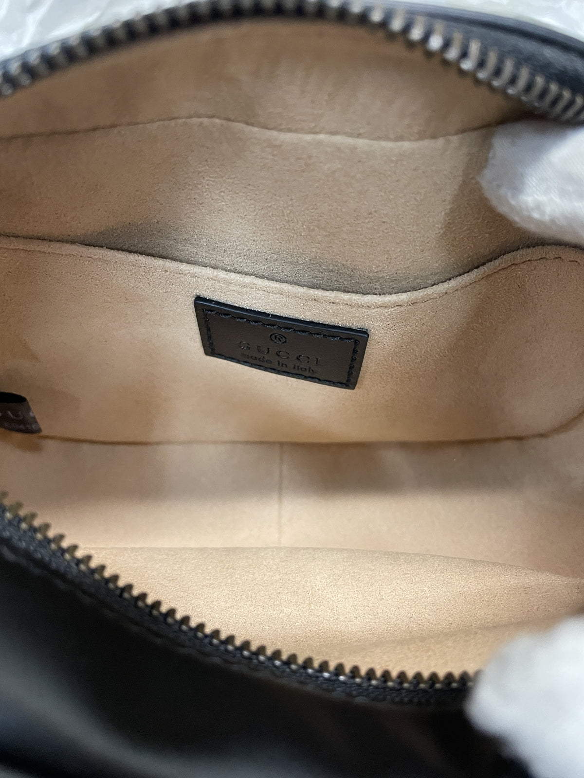 GUCCI GGマーモント ショルダーバッグ 448065 ブラック