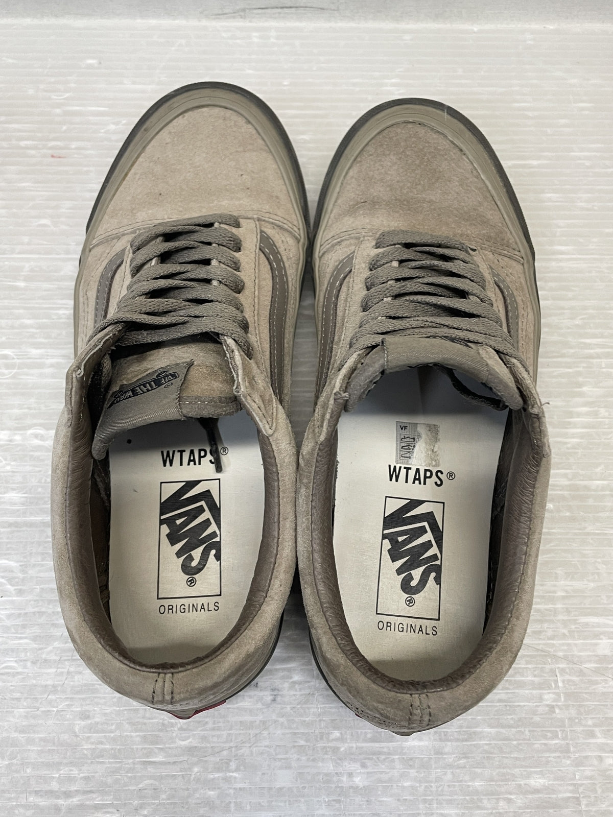 スニーカー VANS×WTAPS OG OLD SKOOL スニーカー 25.5 カーキ