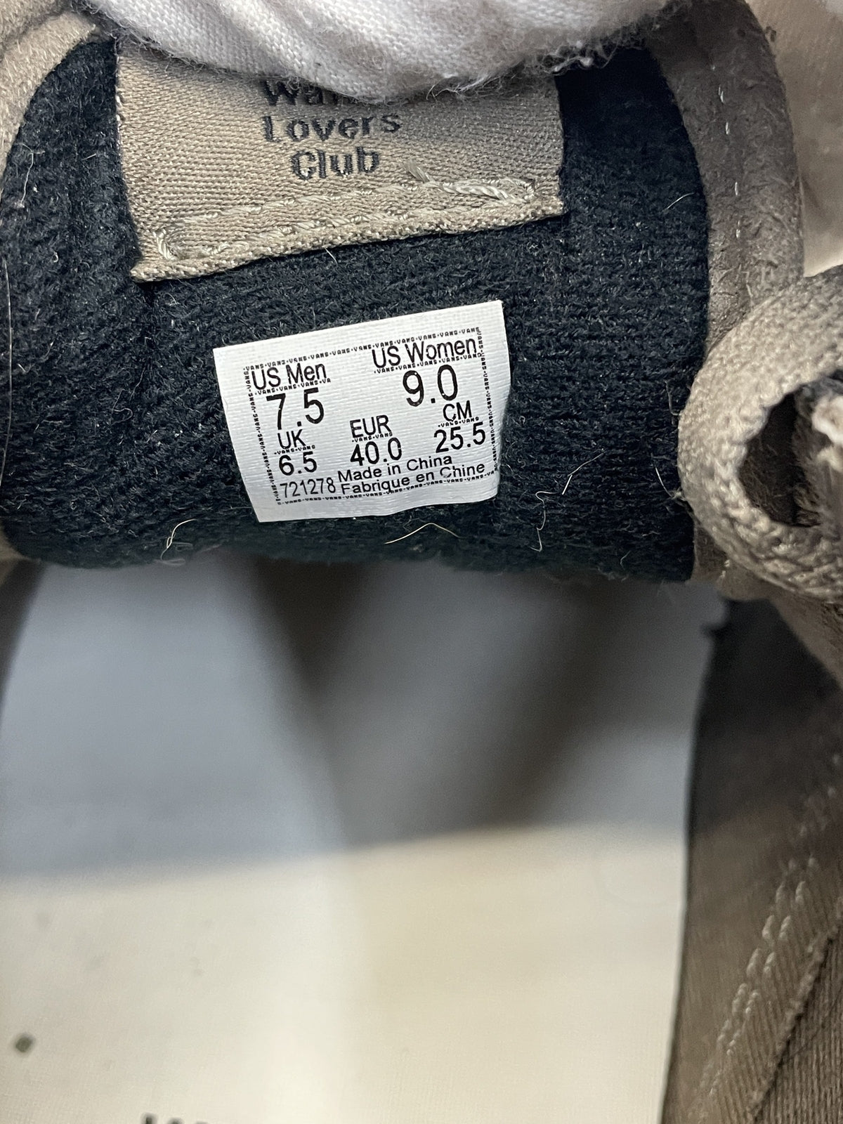 スニーカー VANS×WTAPS OG OLD SKOOL スニーカー 25.5 カーキ
