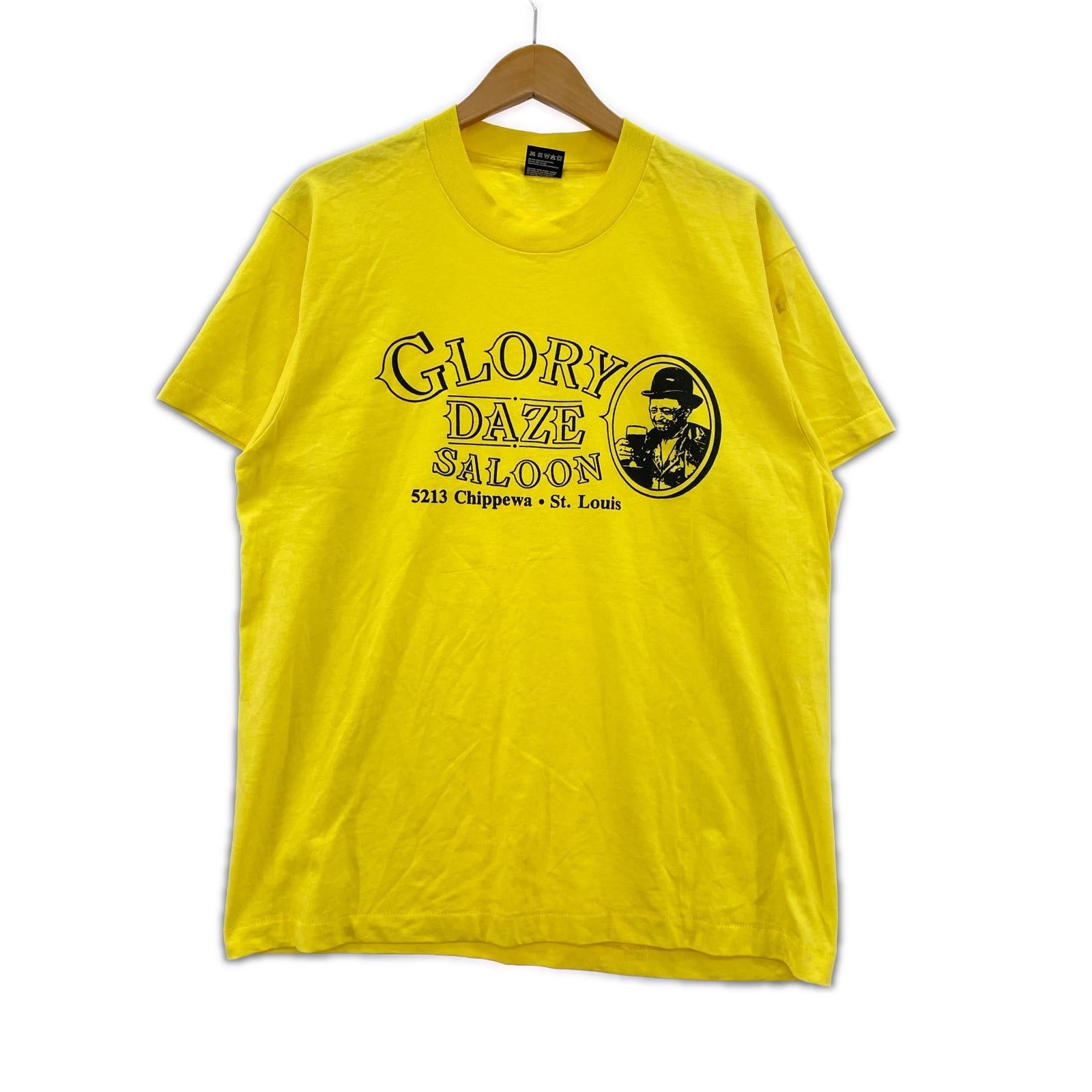 半袖Ｔシャツ 90s''GLORY DAZE SALOON''Tee L YEL L
