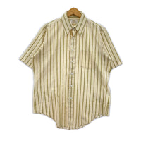 半袖シャツ 70s ArrowKentCollection StripeShirt ベージュ