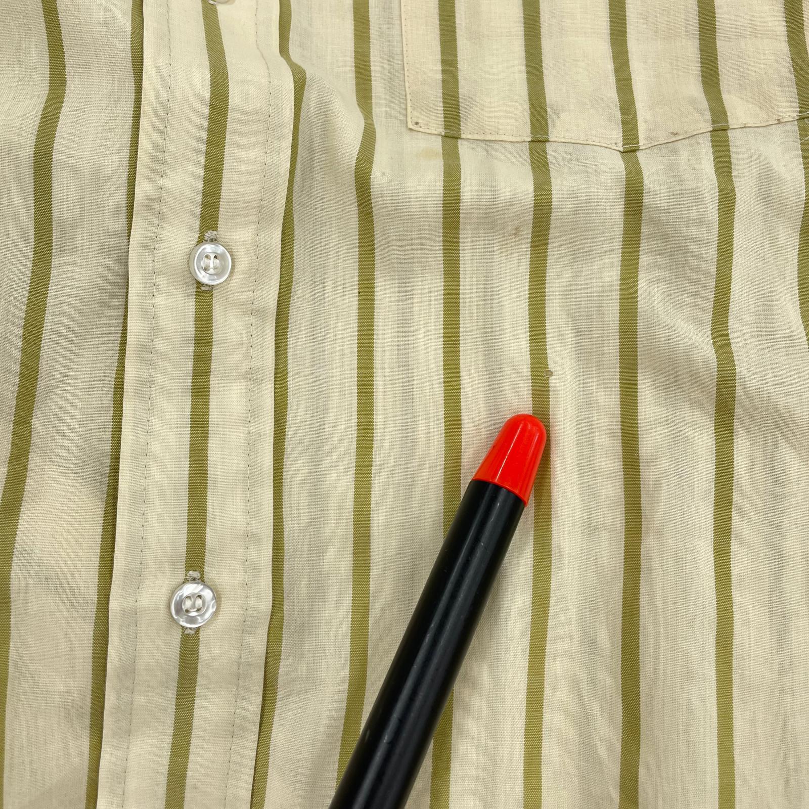 半袖シャツ 70s ArrowKentCollection StripeShirt ベージュ