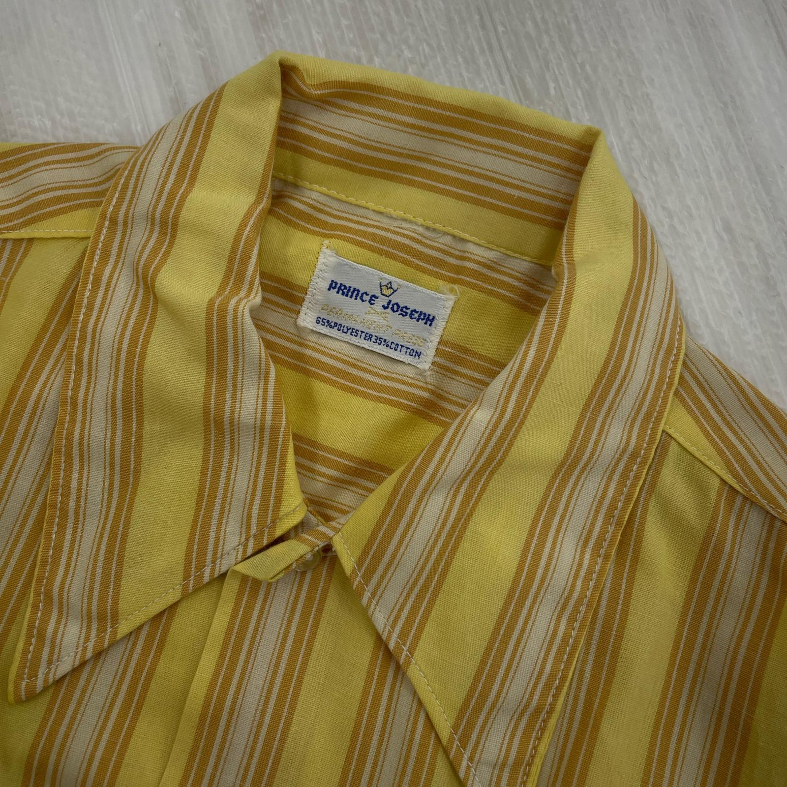半袖シャツ 70s PRINCEJOSEPH Multi-StripeShirt