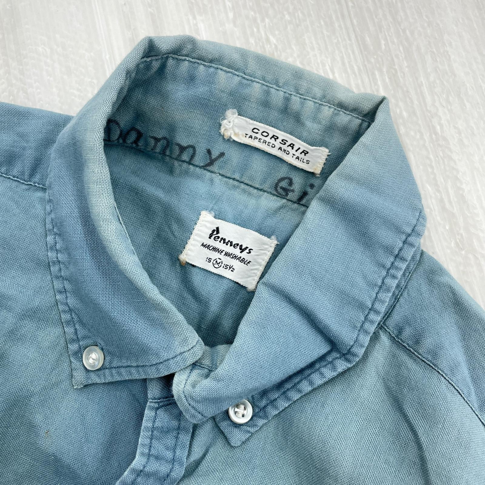 半袖シャツ Pennys 60-70s ButtonDownShirt M RBL M