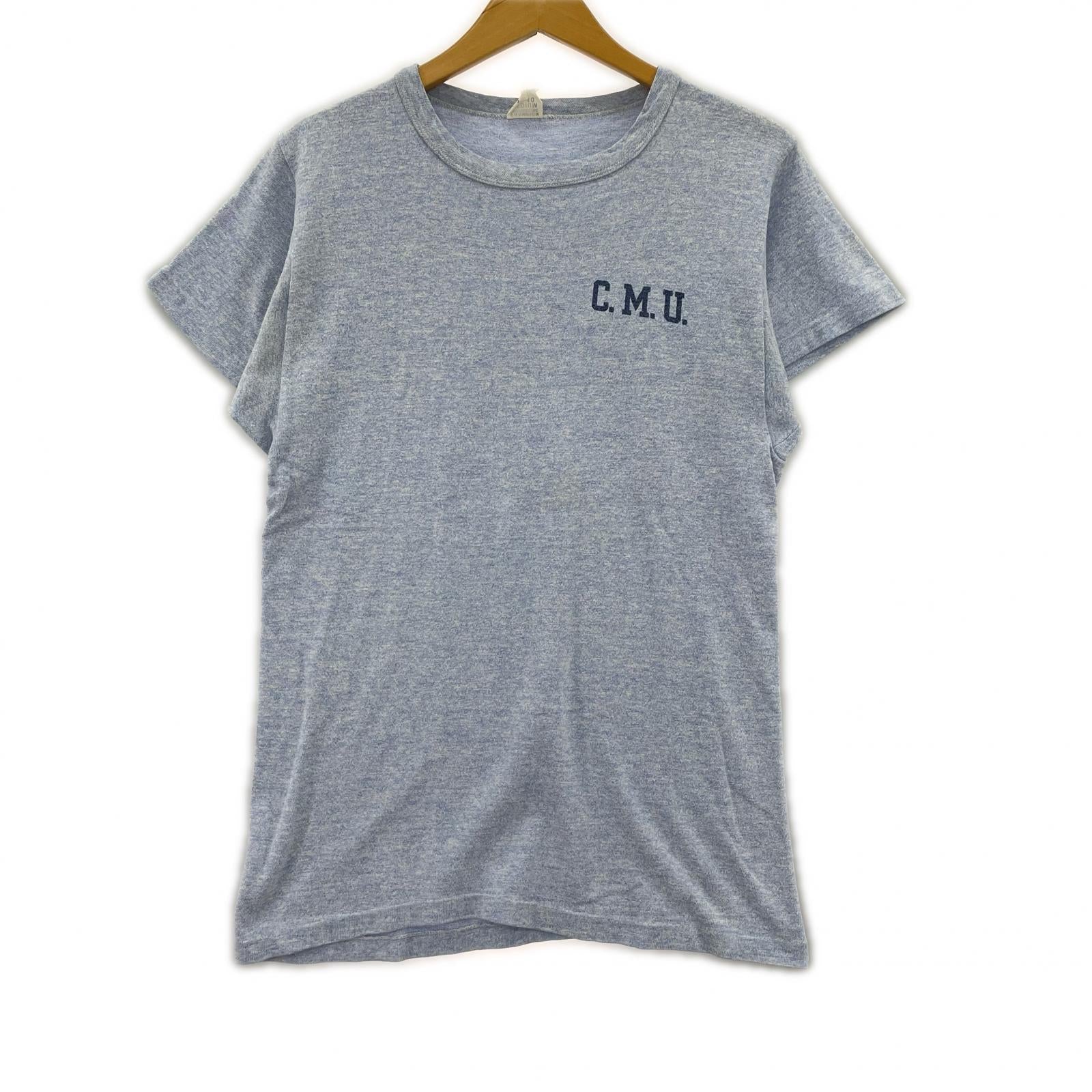 半袖Ｔシャツ Champion 60～70s PRODUCTSタグ S/Sカットソー (M) M ブルー