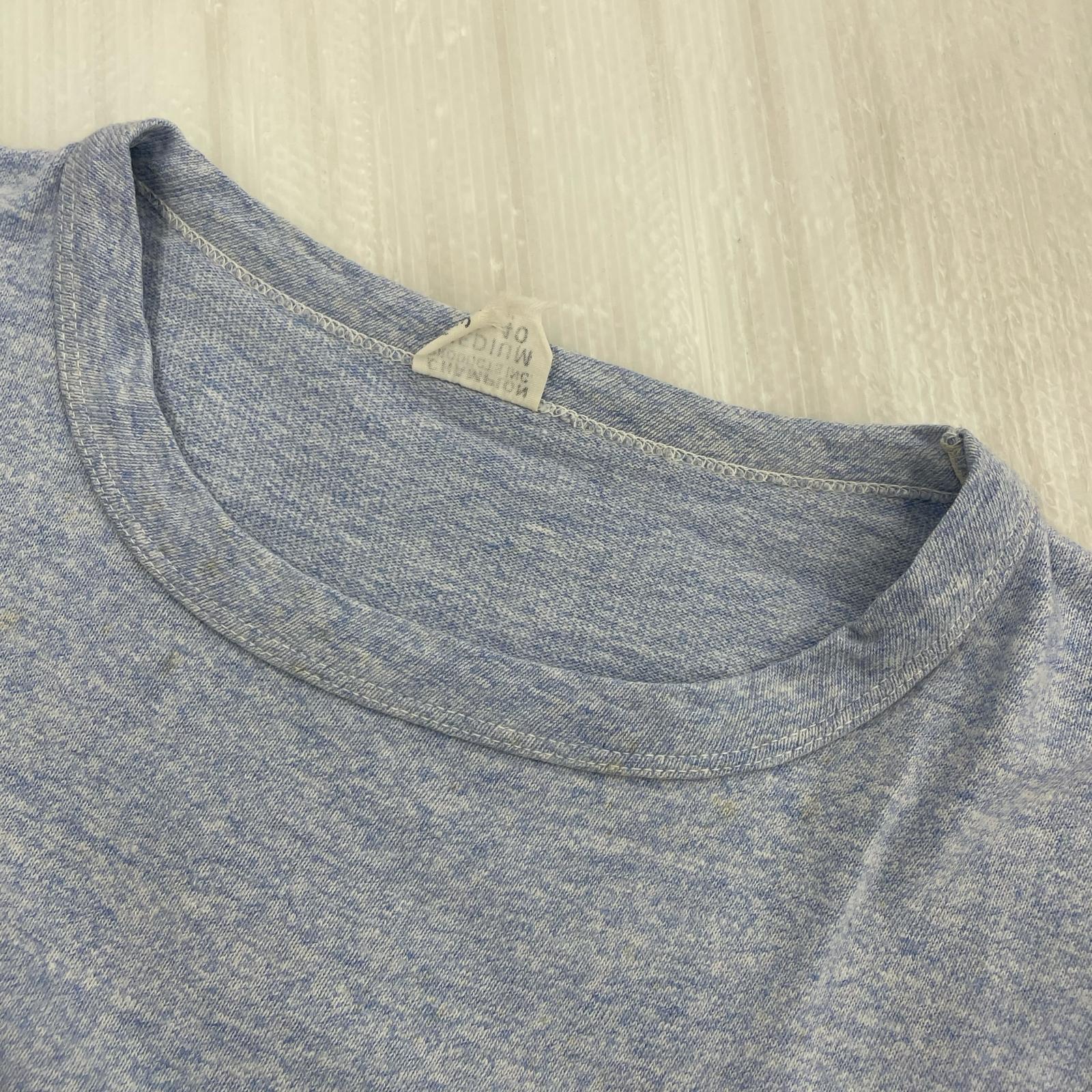 半袖Ｔシャツ Champion 60～70s PRODUCTSタグ S/Sカットソー (M) M ブルー