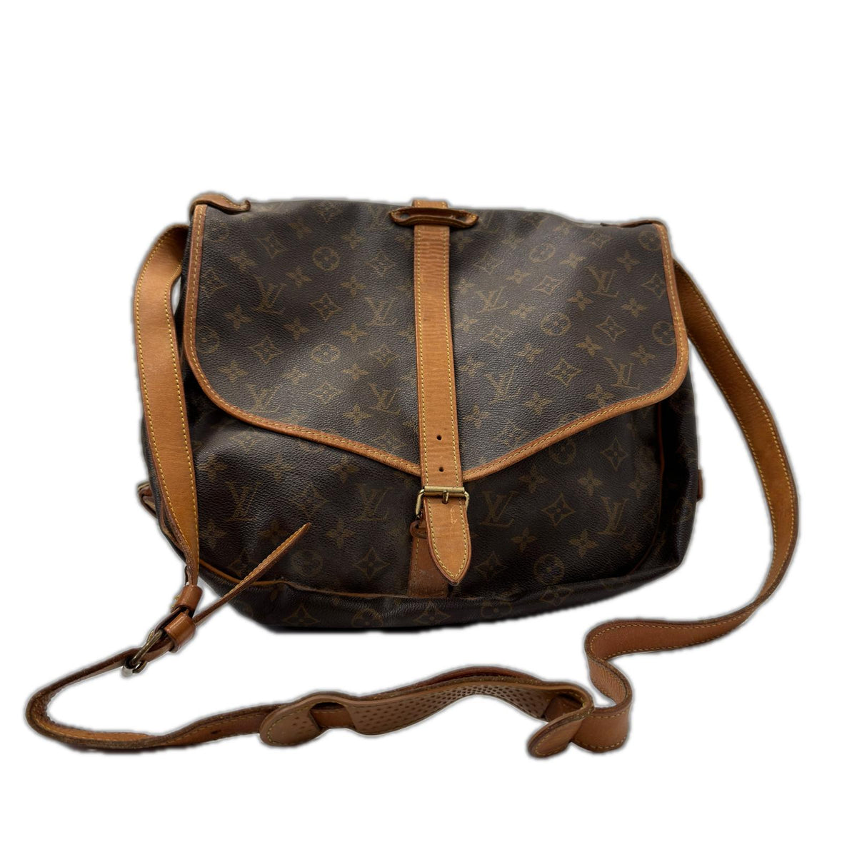 LV ソミュール35 ショルダーバッグ モノグラム