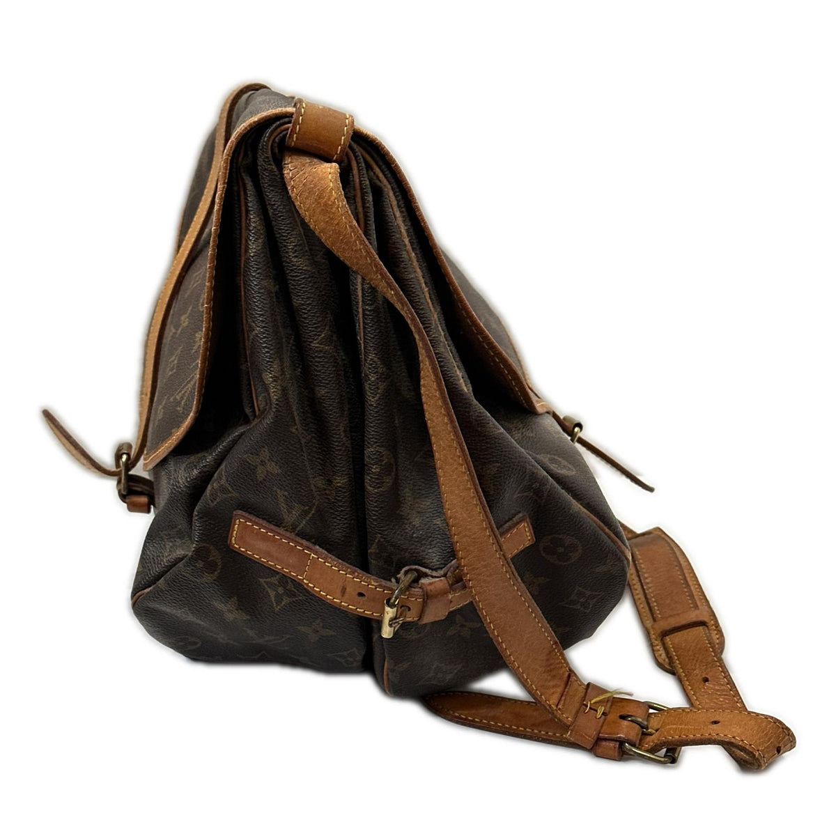 LV ソミュール35 ショルダーバッグ モノグラム