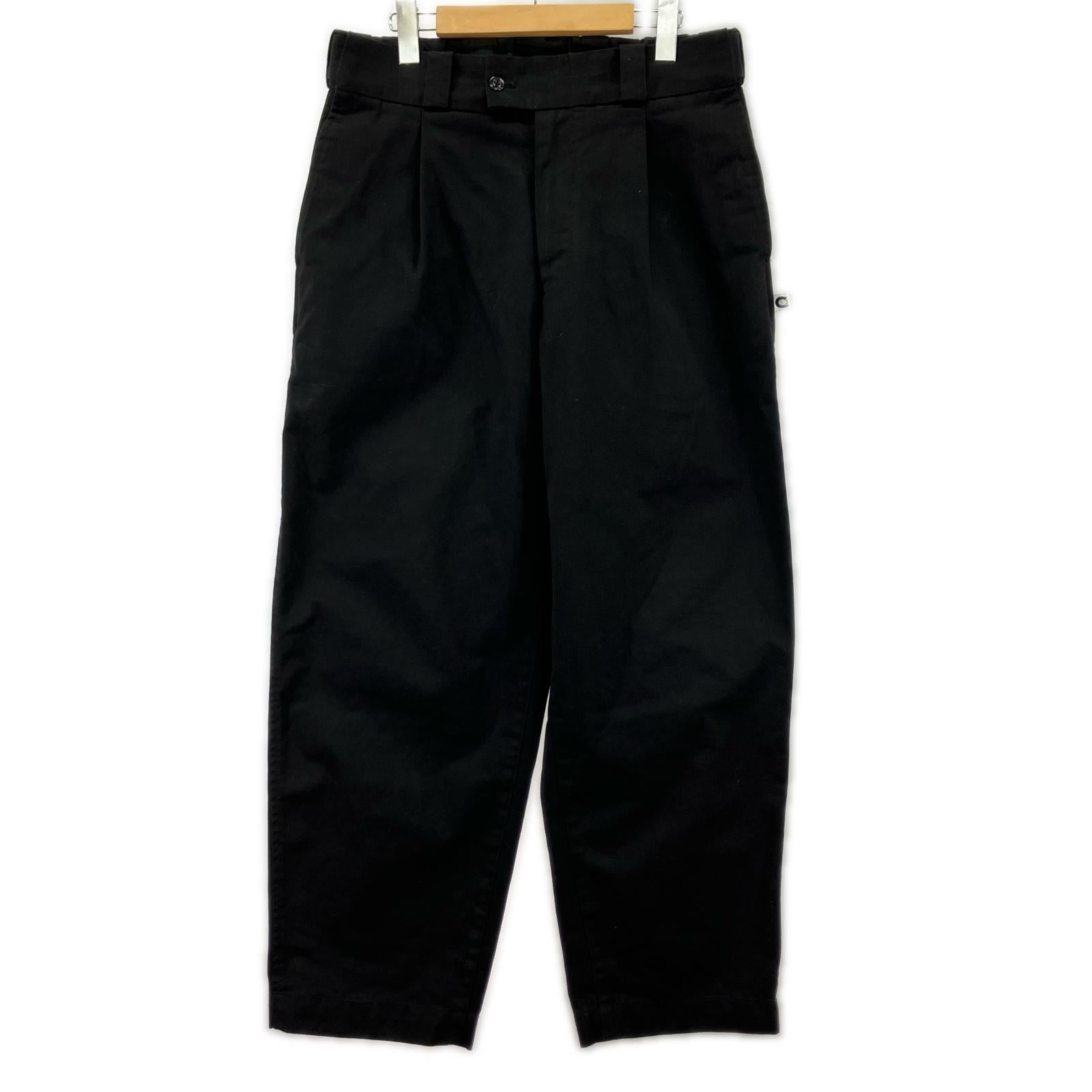 パンツ CAHLUMN Cotton 2Tuck Chino Pant ブラック
