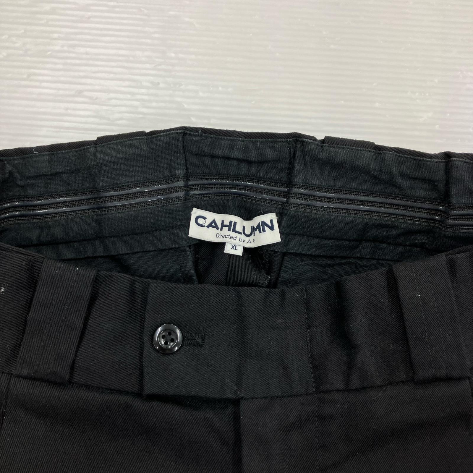パンツ CAHLUMN Cotton 2Tuck Chino Pant ブラック