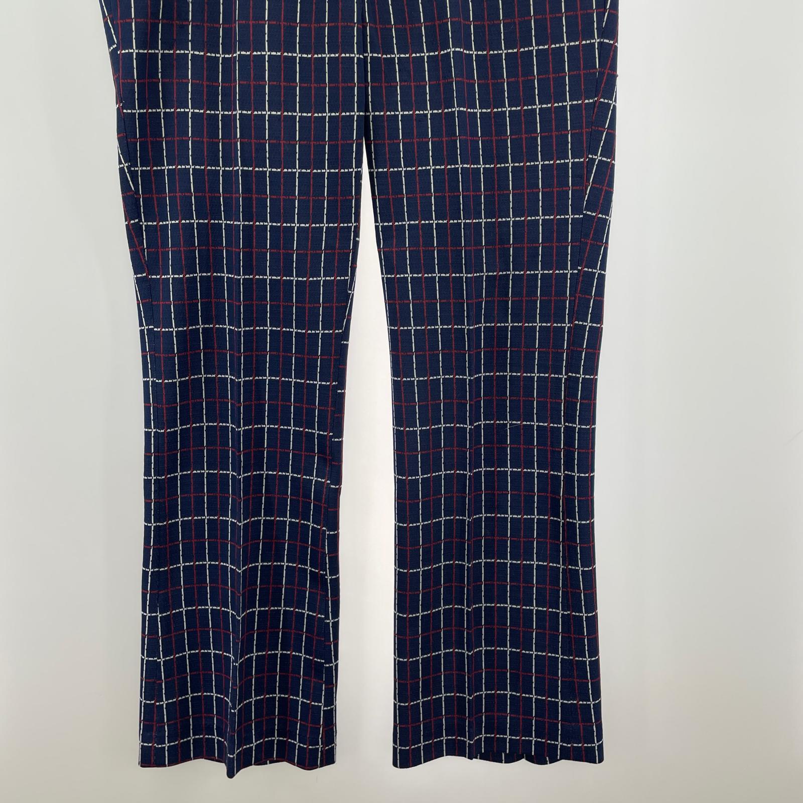 パンツ 70s FARAH チェックスラックス W35 NVY ネイビー