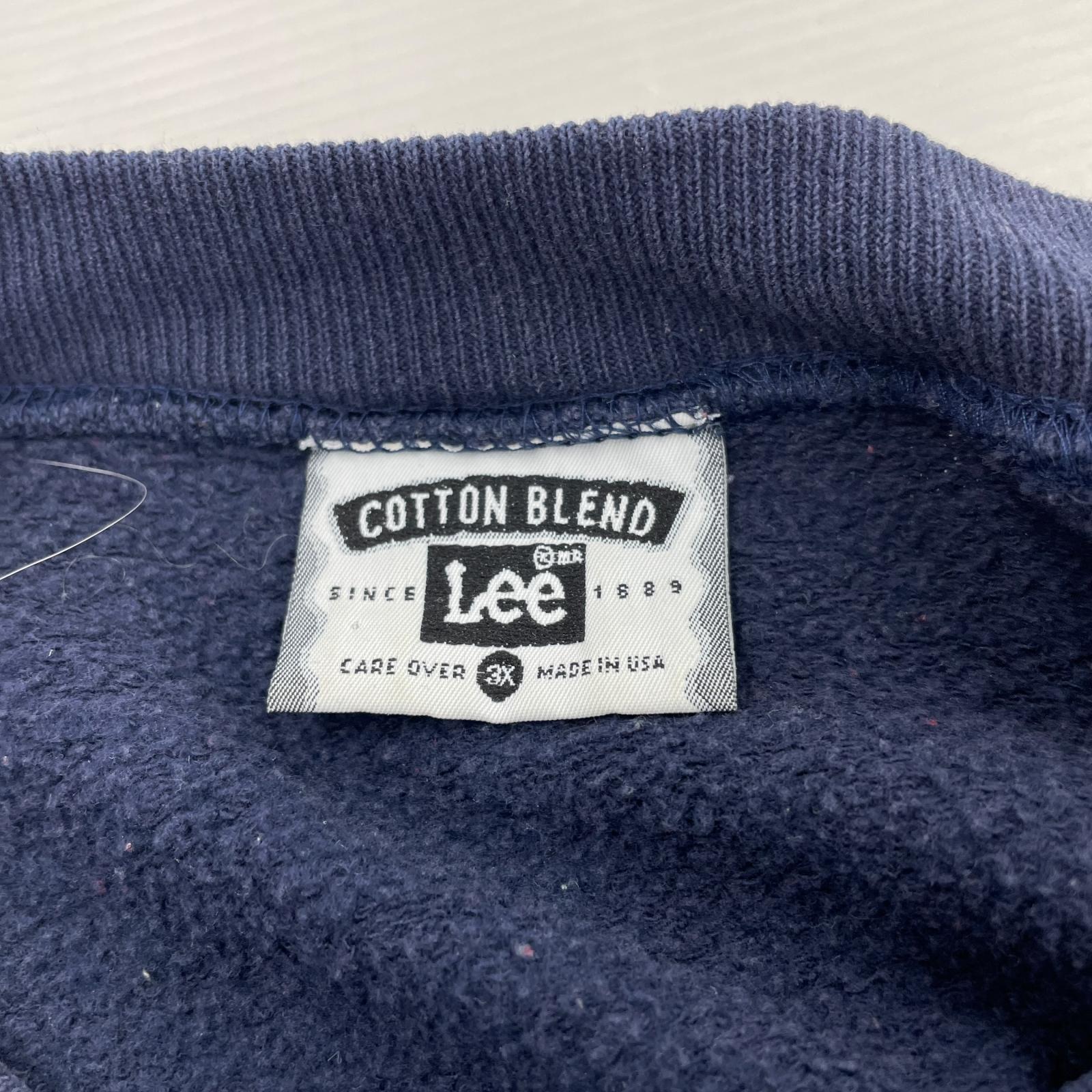 スウェット 90s Leeボディ ストレス 3XL NVY ネイビー