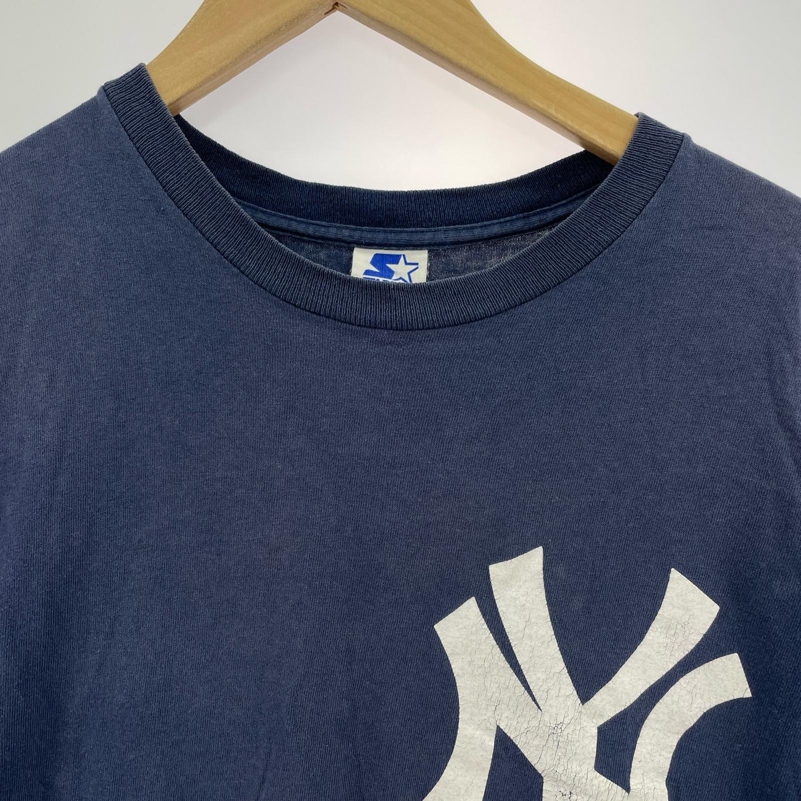 半袖Ｔシャツ 90s STARTER NY オニール L NVY L ネイビー