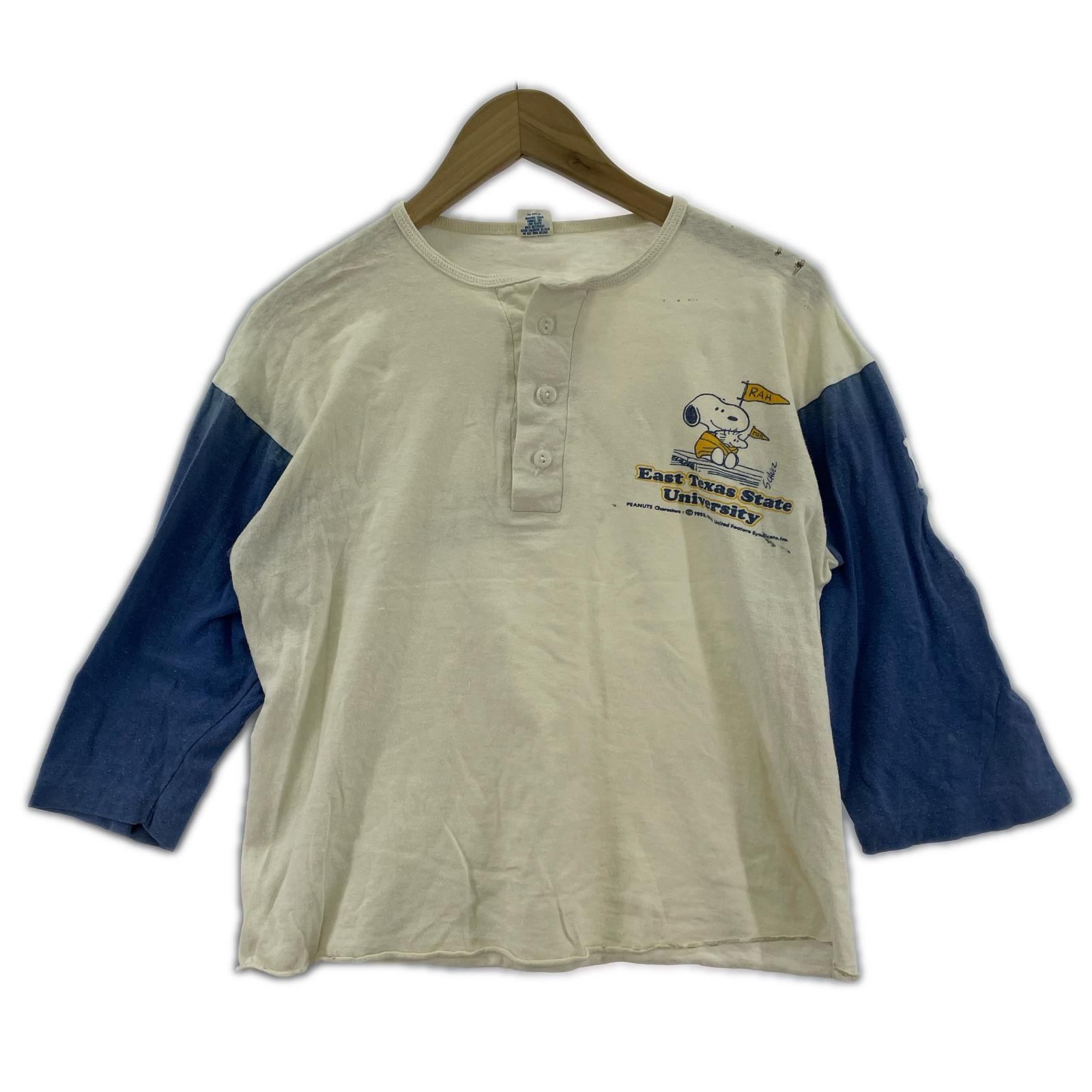 長袖Ｔシャツ 70~80s スヌーピーラグランTee M M