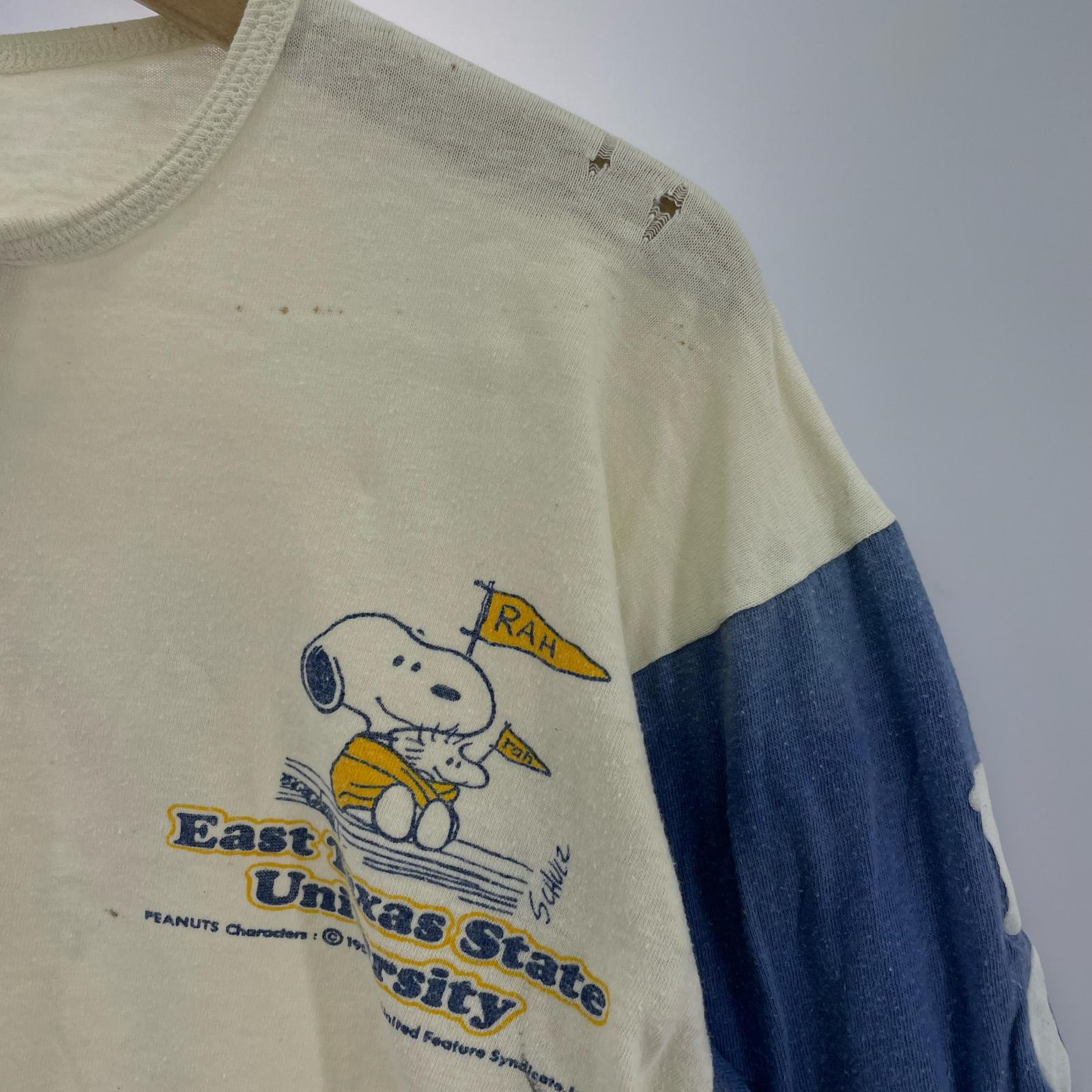 長袖Ｔシャツ 70~80s スヌーピーラグランTee M M