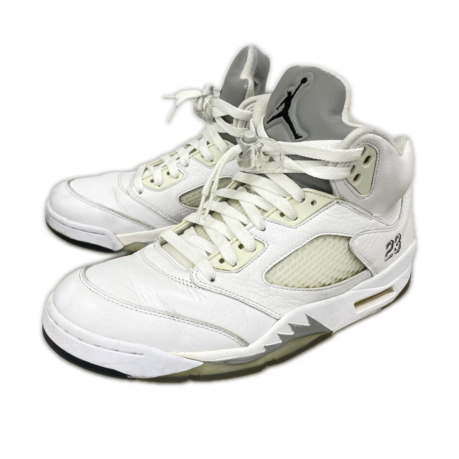 スニーカー NIKE AIR JORDAN 5 RETRO 136027-130 白 (28.5) 28.5cm (US10 1/2 UK10 EU47) ホワイト