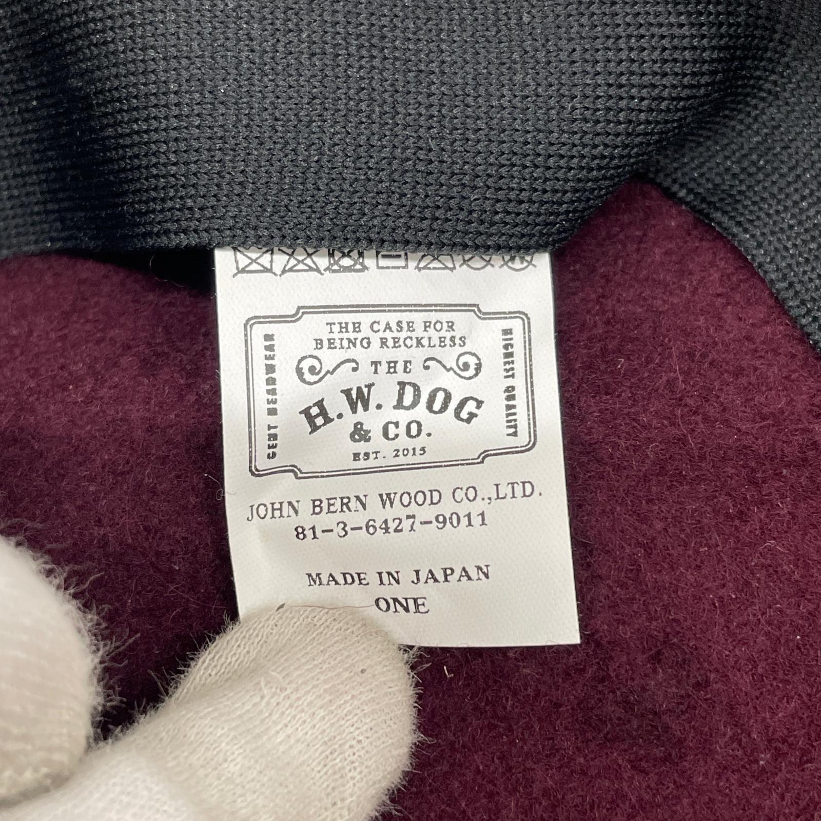 キャスケット THE H.W.DOG&CO. C/L FLAT BERET