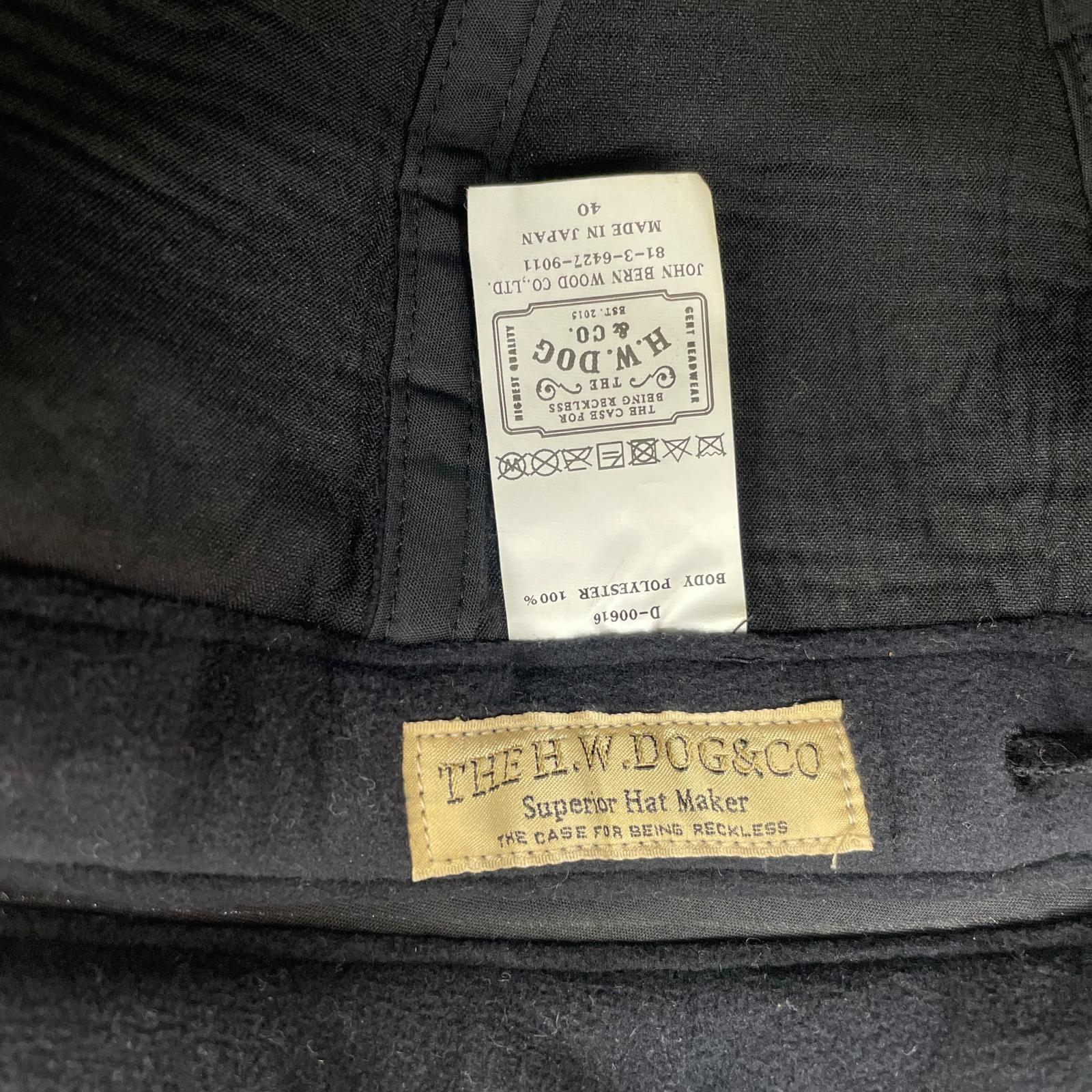ハット THE H.W.DOG&CO HTP FISH CAP ブラック