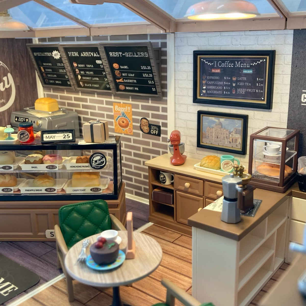 ドールハウス　DIYカフェ　セット ドールその他