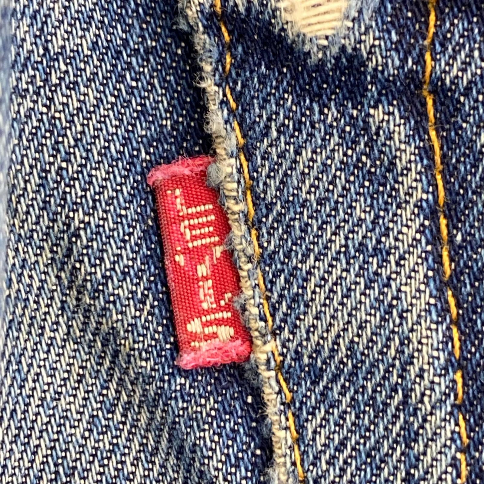 デニムパンツ 90s 復刻 501XX USA製 W34 L36 34 ブルー
