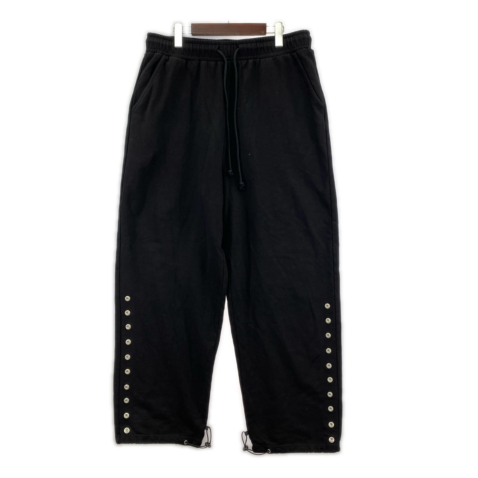 パンツ NO MASS PROD BAGGY SWEAT PANTS L ブラック