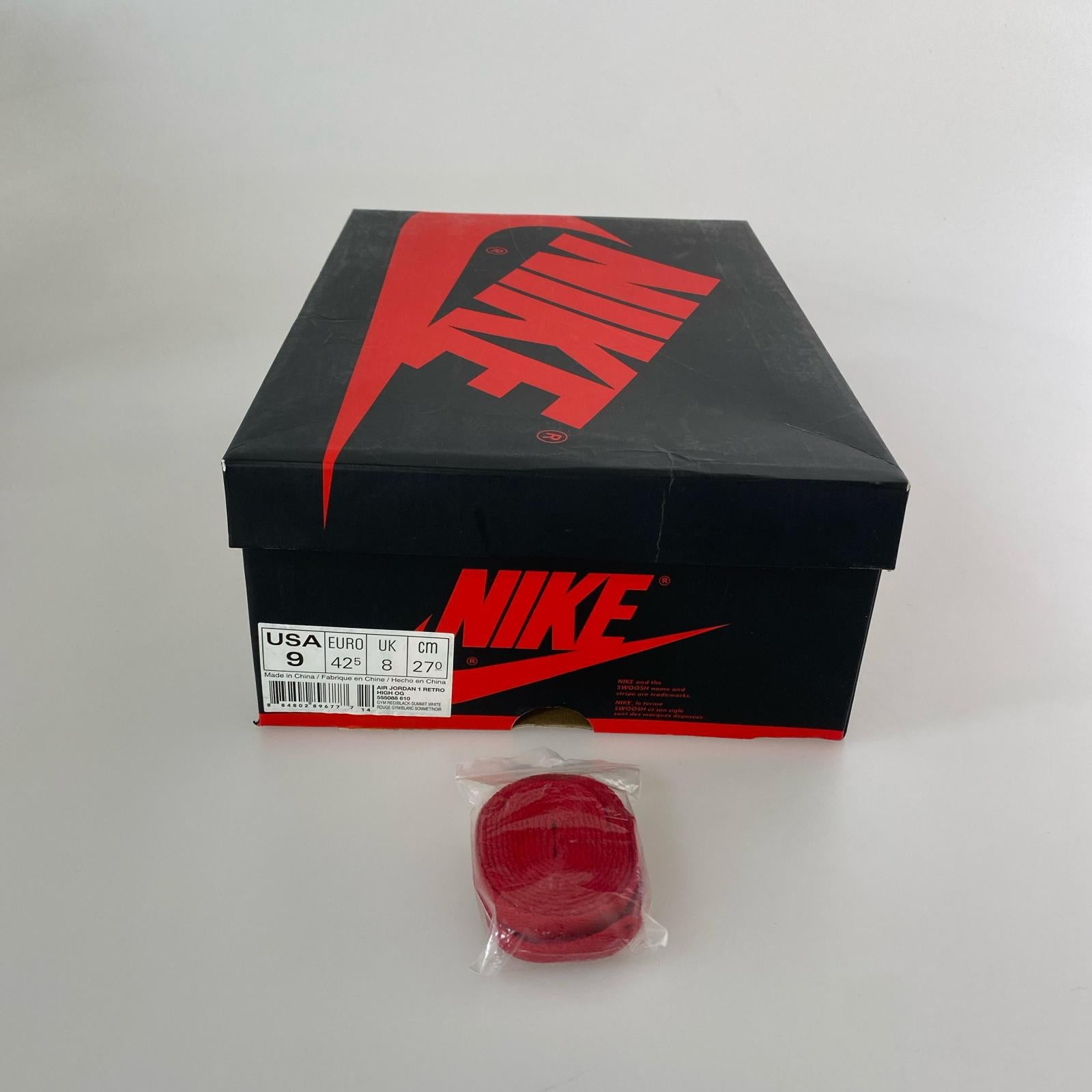 スニーカー Air Jordan 1 Retro High OG Bred Toe 27cm (US9 UK8 1/2 EU44)