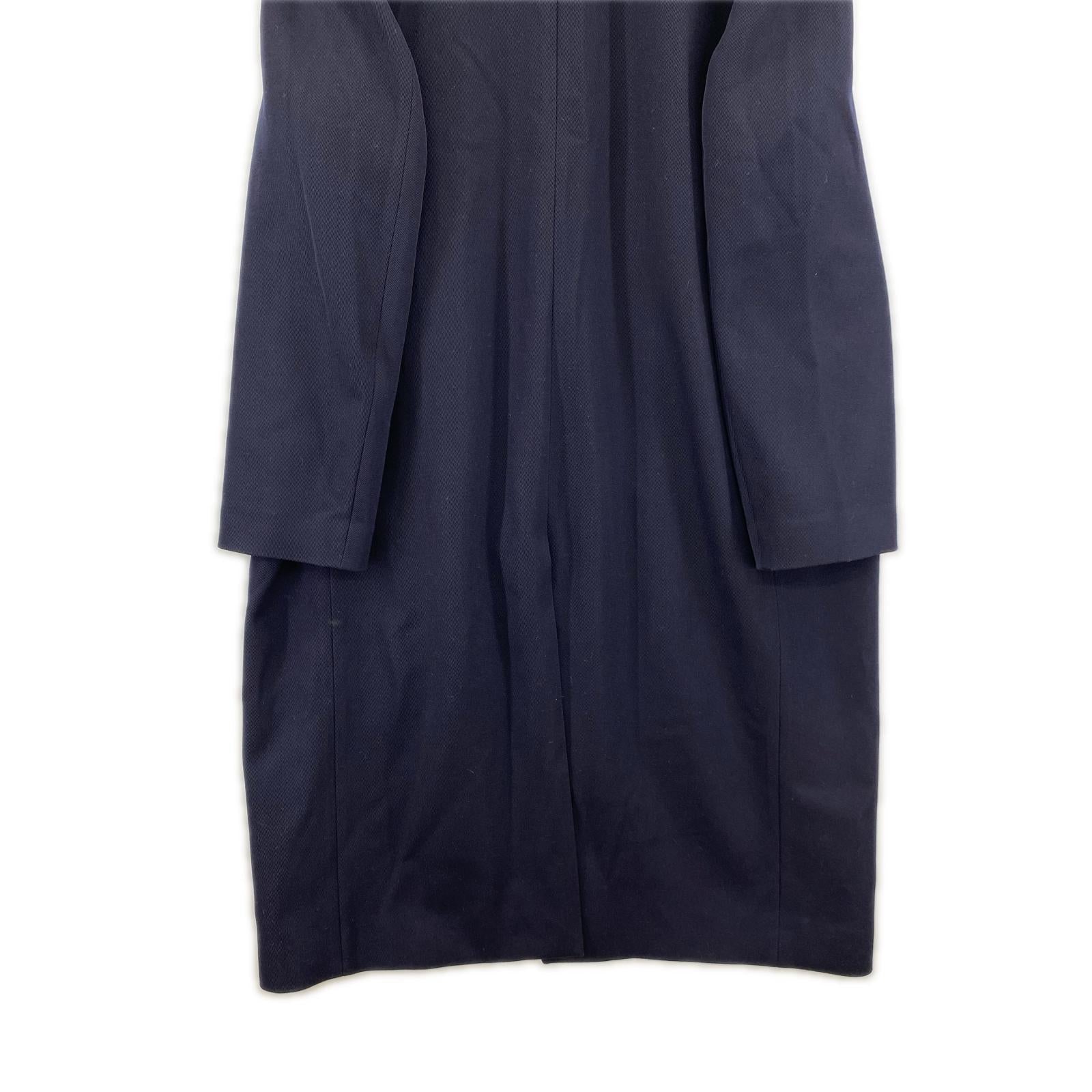 ジャケット 2/48 WO KERSEY OVERSIZED CHESTER COAT 1 ネイビー